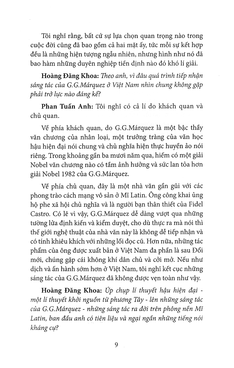 song hành và đối thoại