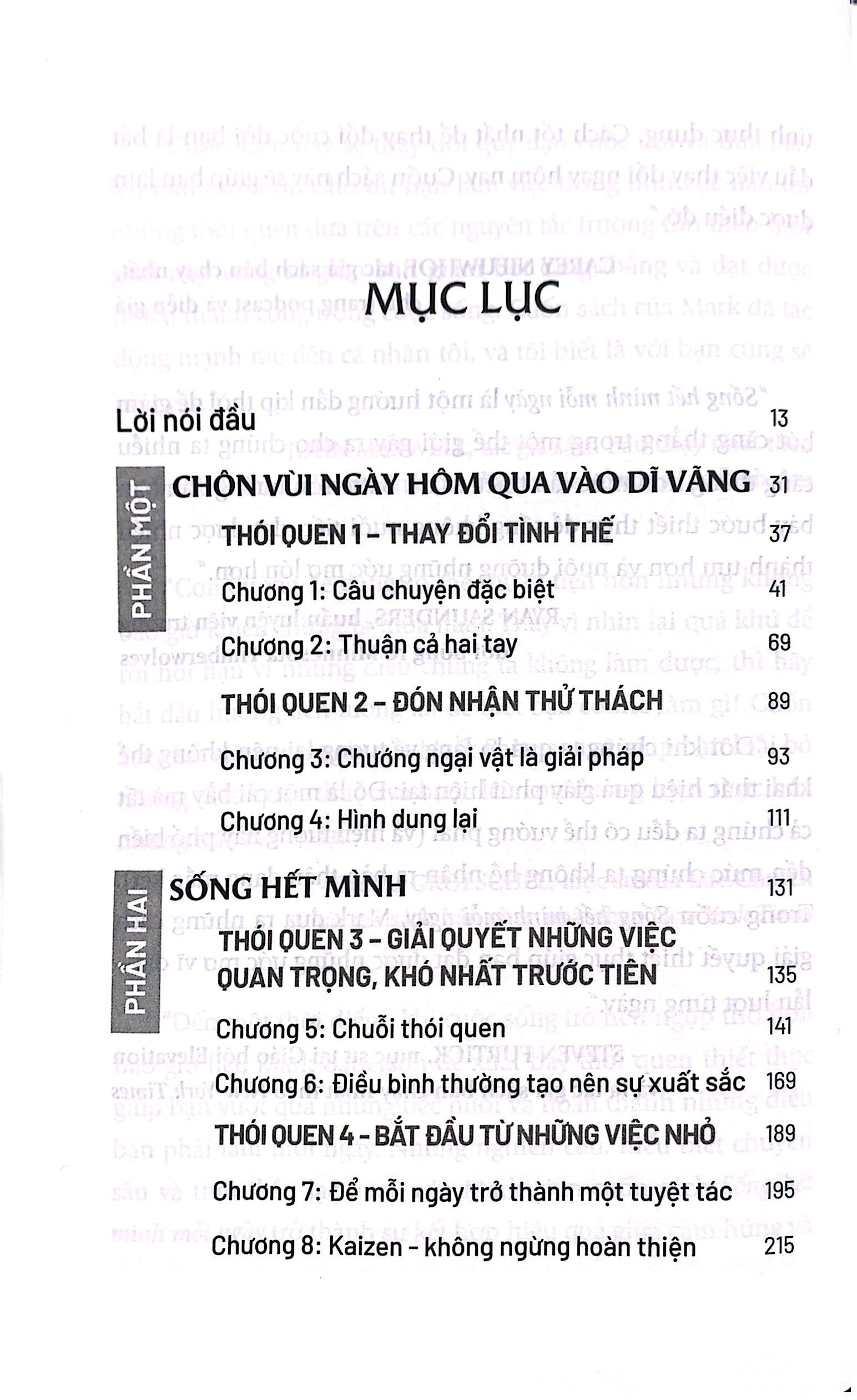 sống hết mình mỗi ngày - 7 thói quen giúp bạn hạnh phúc và thành công