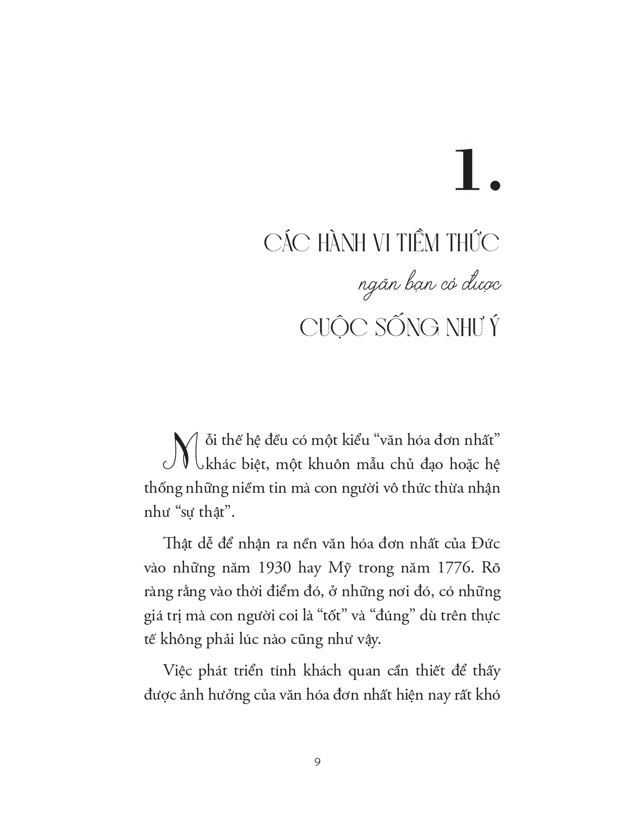 sống khai vấn - sống tỉnh thức