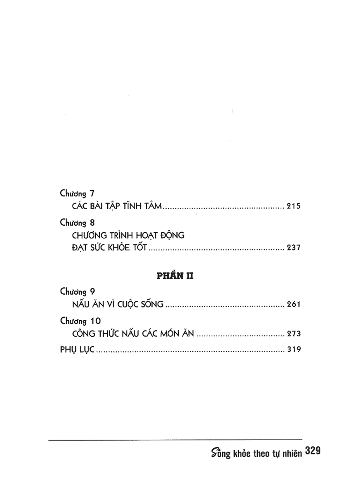 sống khỏe theo tự nhiên