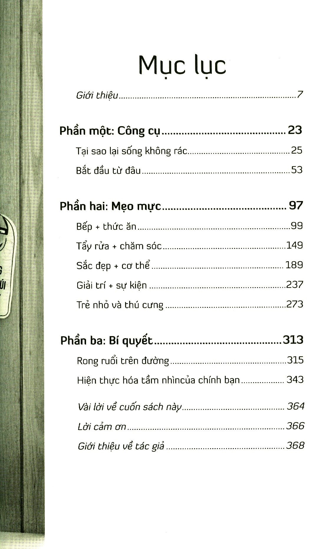 sống không rác - thay đổi thế giới từ những điều nhỏ nhất