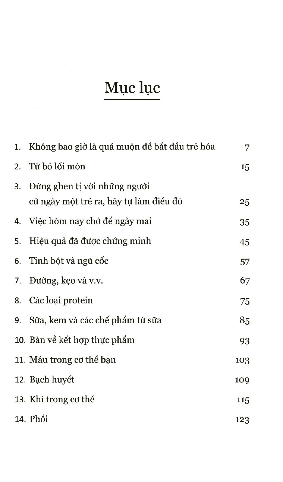sống lành để trẻ