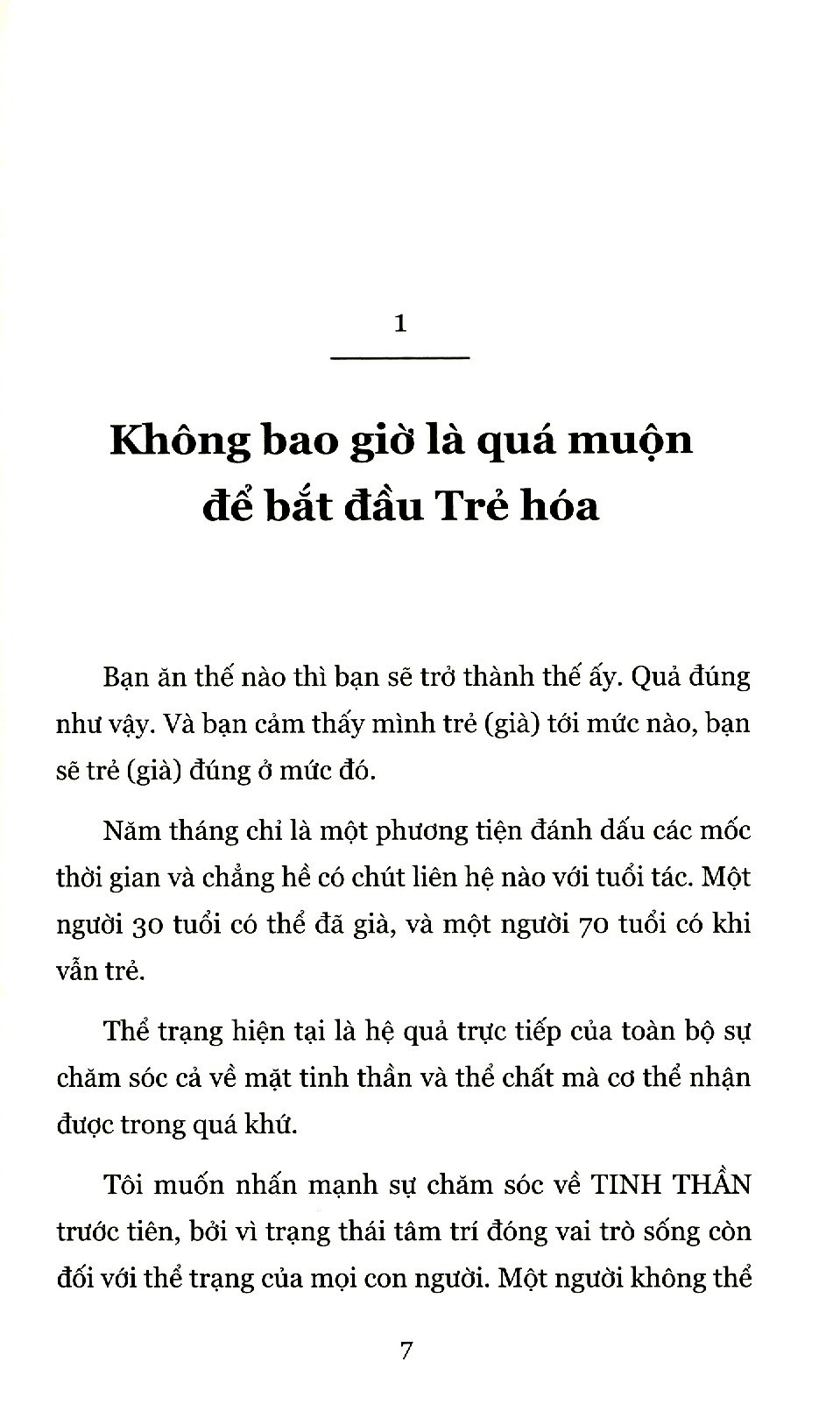 sống lành để trẻ