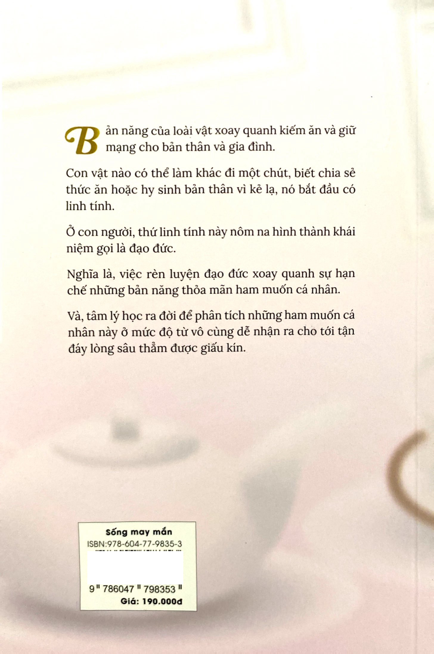 sống may mắn - khám phá những thú vị của tâm lý học hành vi