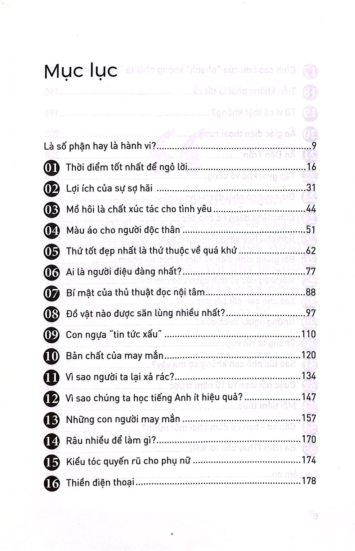 sống may mắn - khám phá những thú vị của tâm lý học hành vi