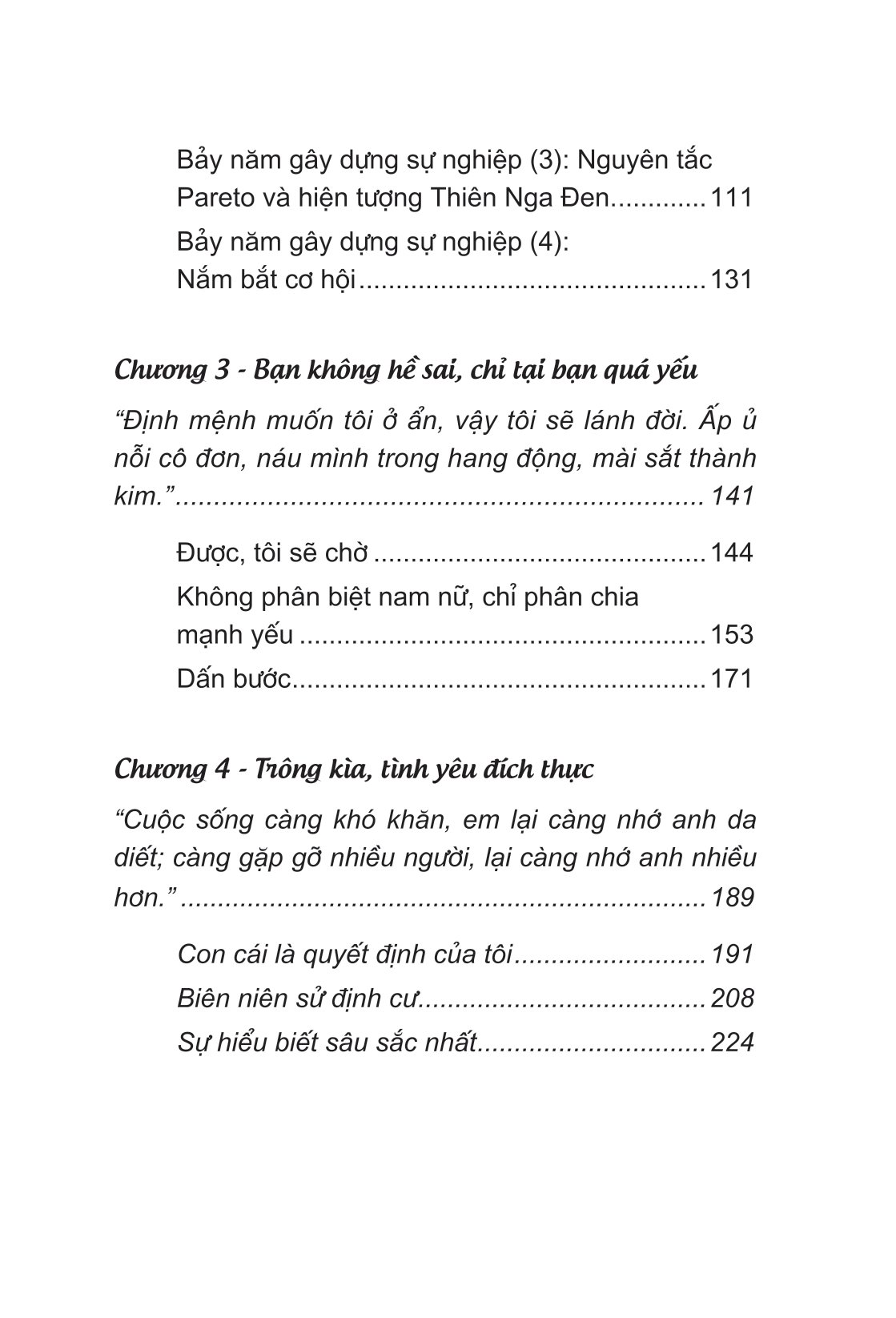 sống một đời theo ước nguyện bản thân