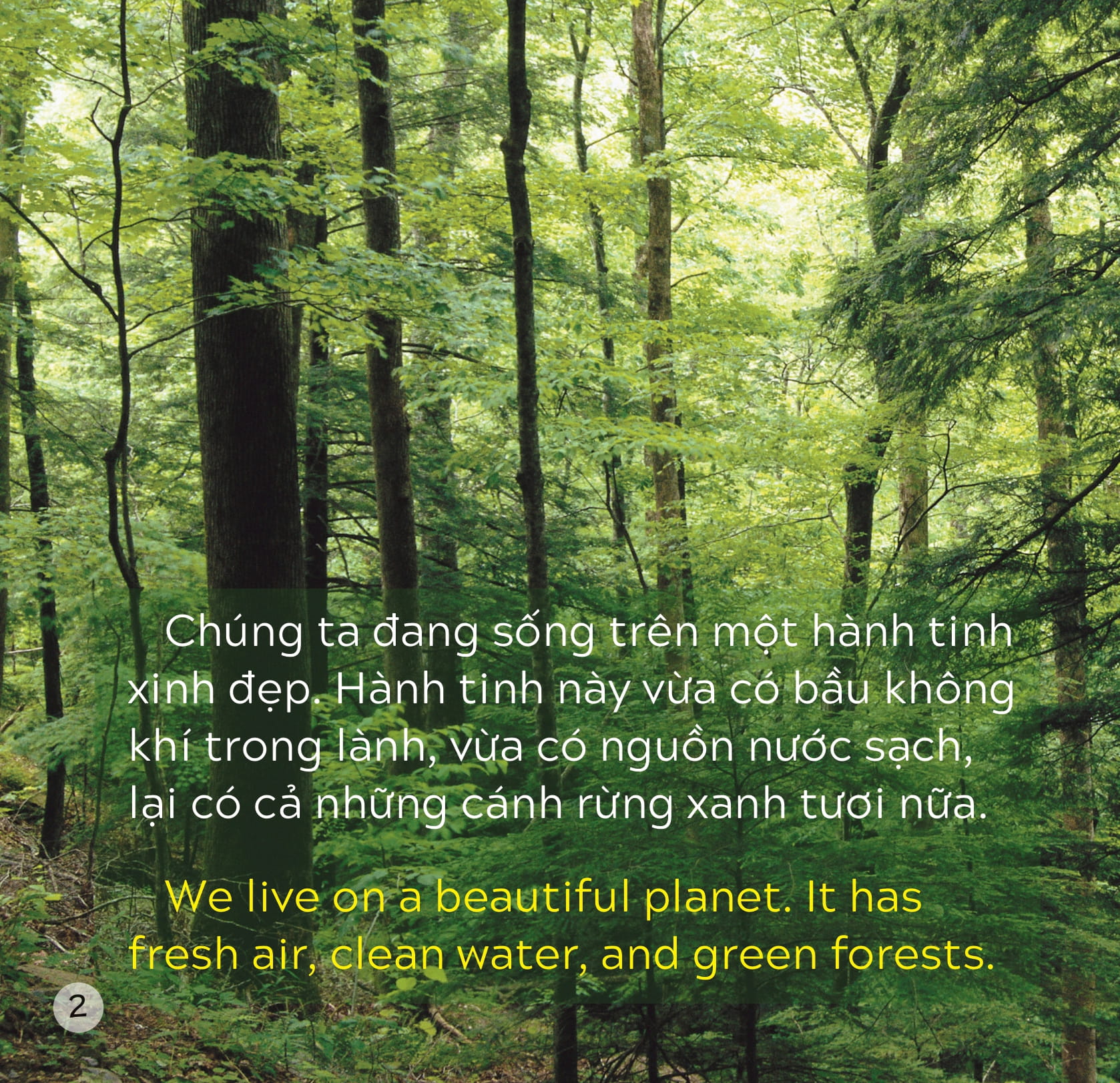 song ngữ việt anh - khám phá thế giới - hành tinh xinh đẹp - beautiful planet