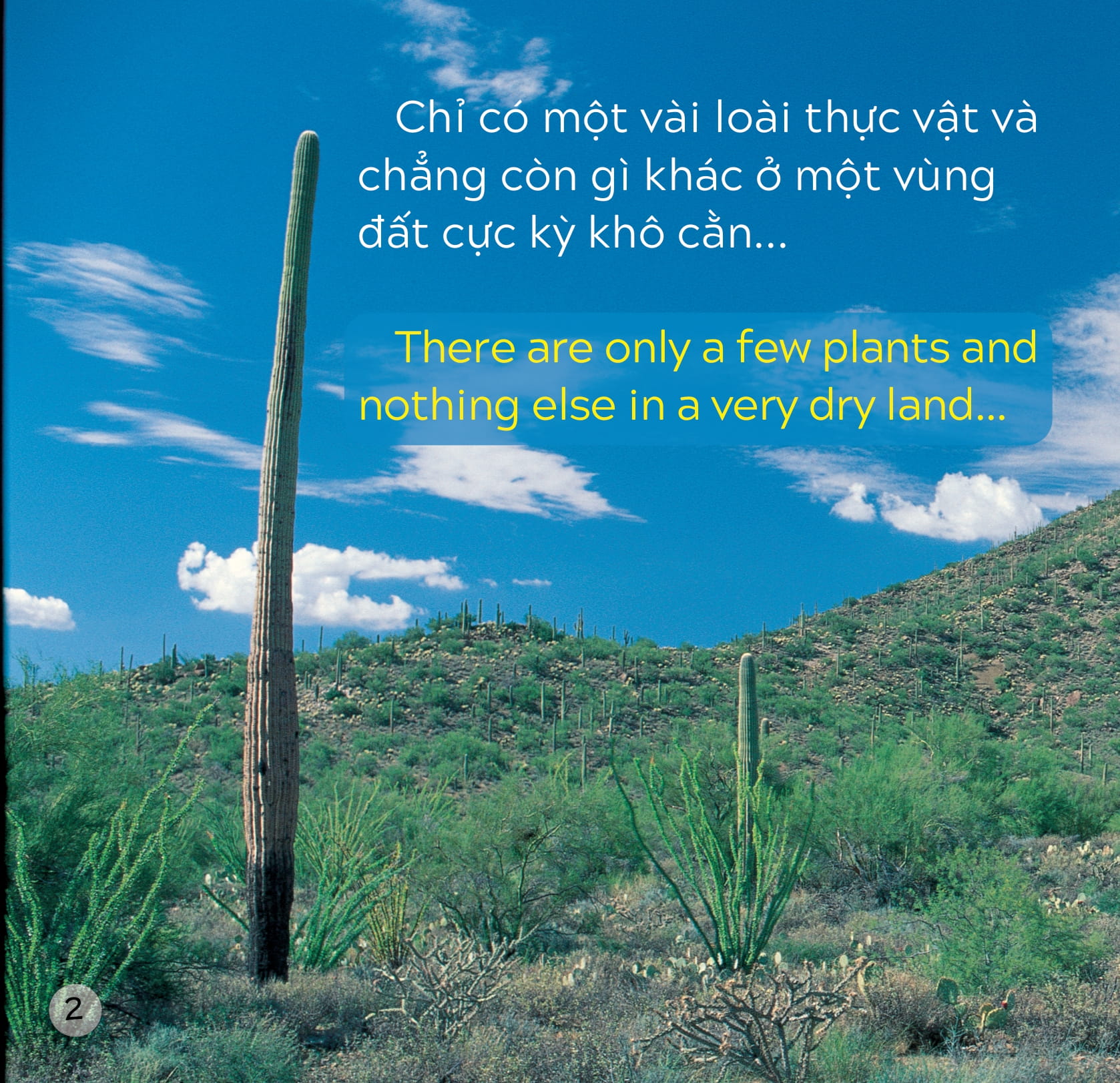 song ngữ việt anh - khám phá thế giới - ở vùng đất khô cằn - in a dry land