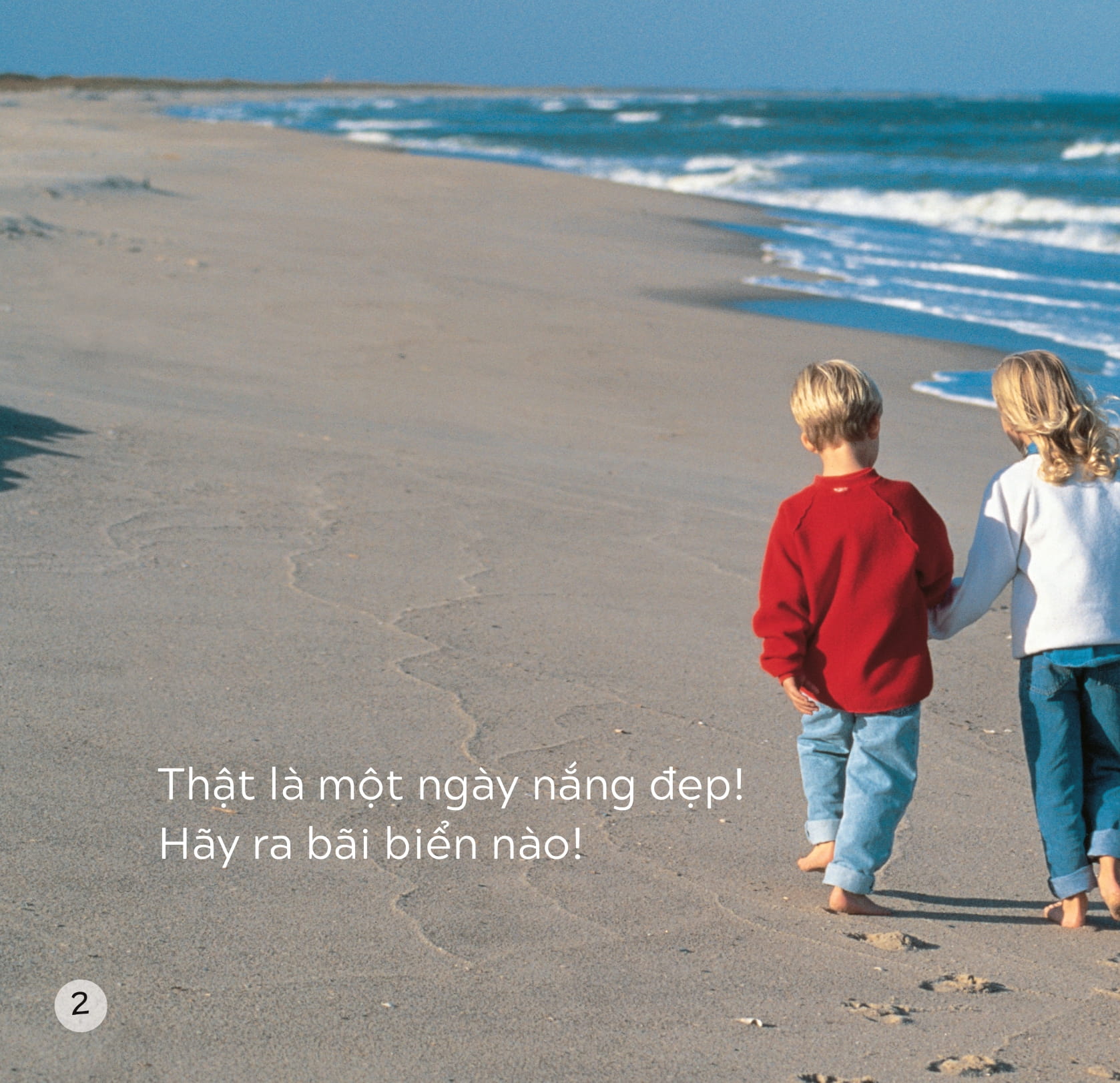 song ngữ việt anh - khám phá thế giới - trên bãi biển - at the beach