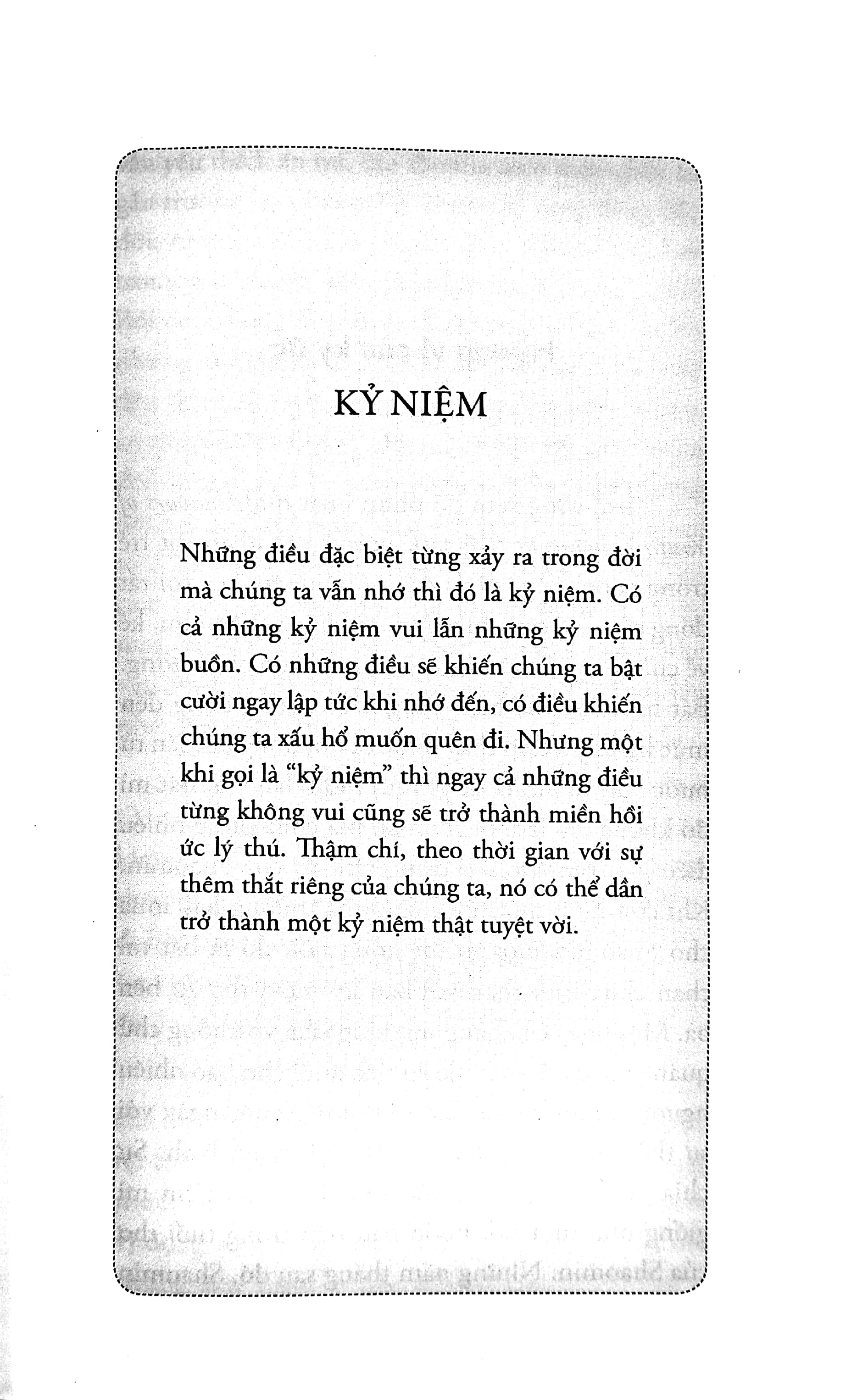 sống như lần đầu tiên, yêu thương như lần cuối
