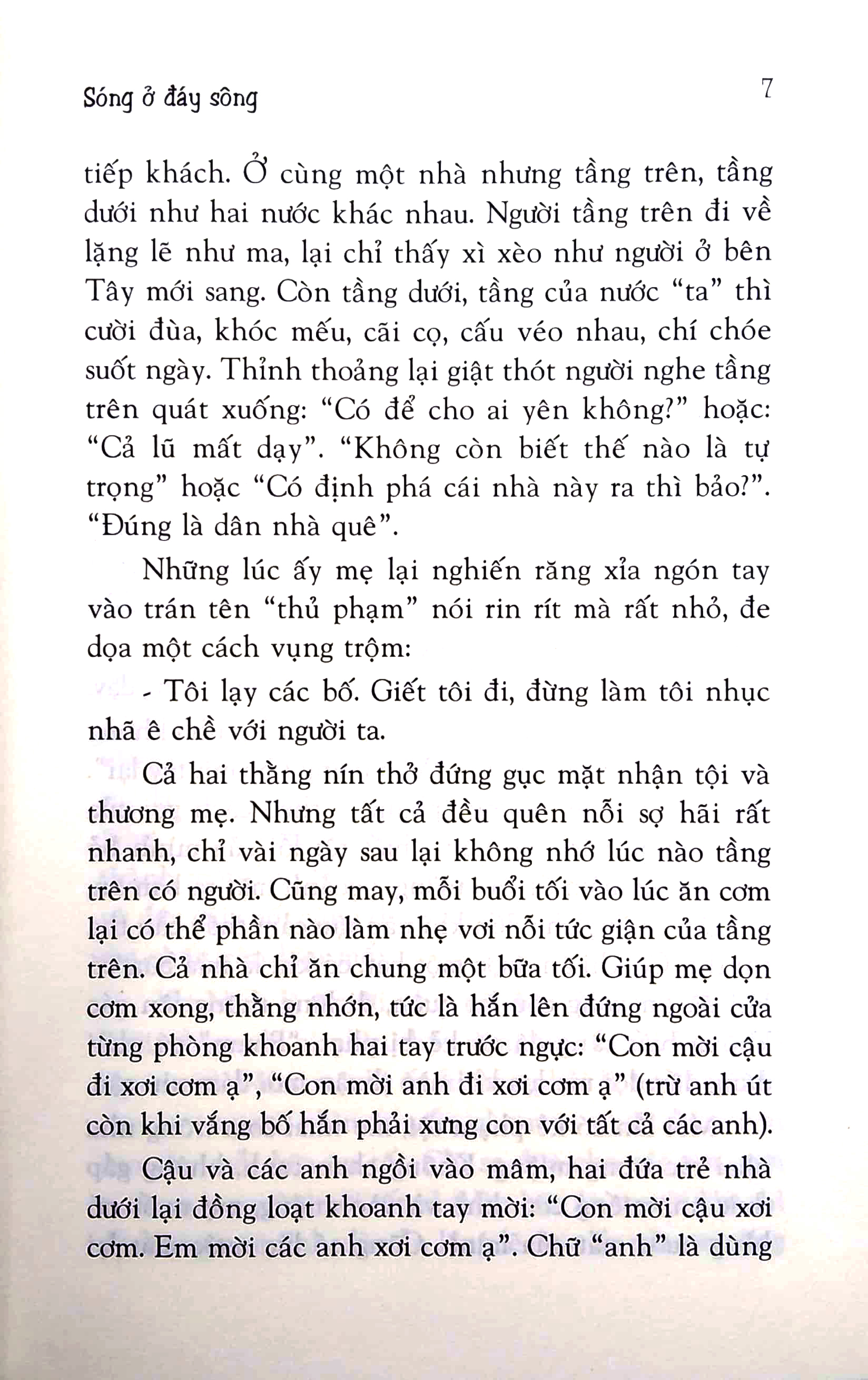 sóng ở đáy sông (tái bản 2023)