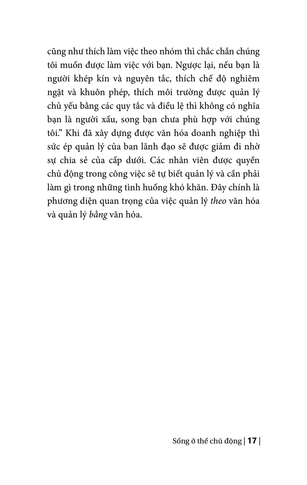 sống ở thể chủ động (tái bản)