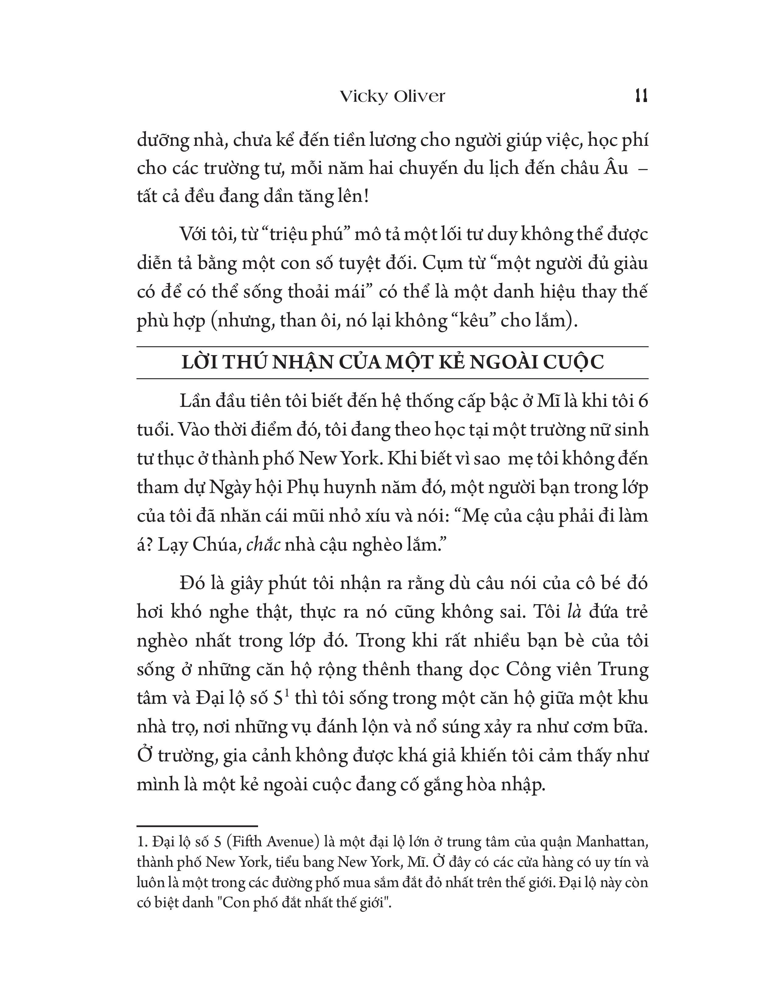 sống sang với chiếc ví mỏng