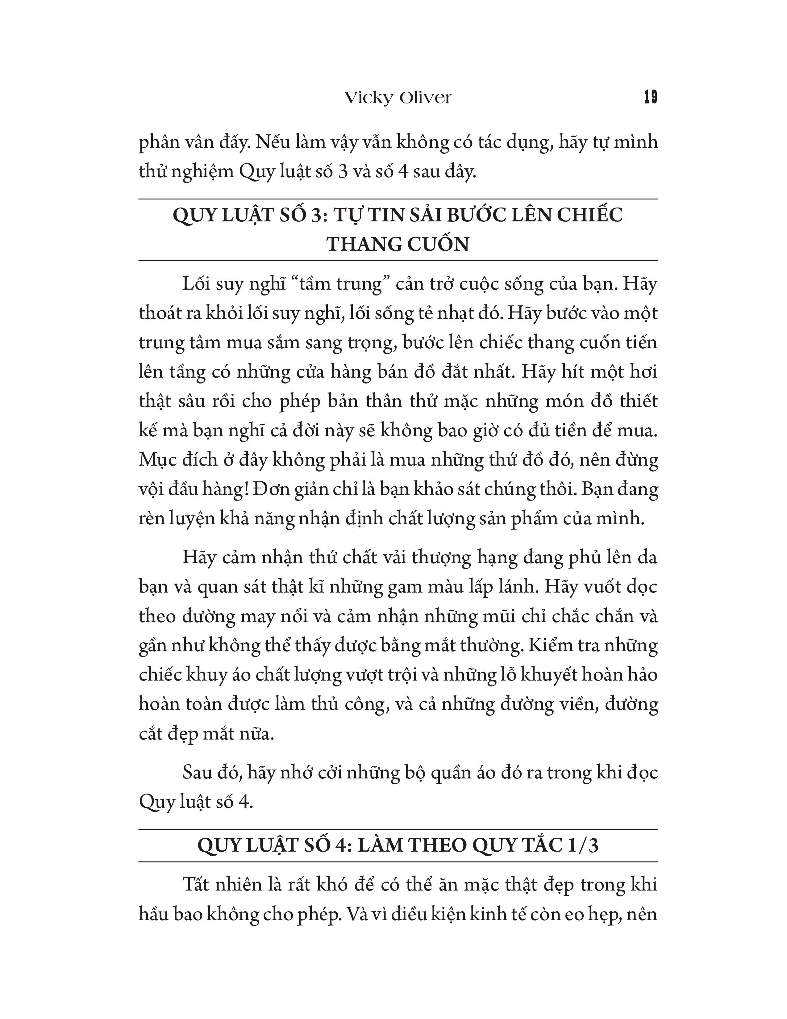 sống sang với chiếc ví mỏng