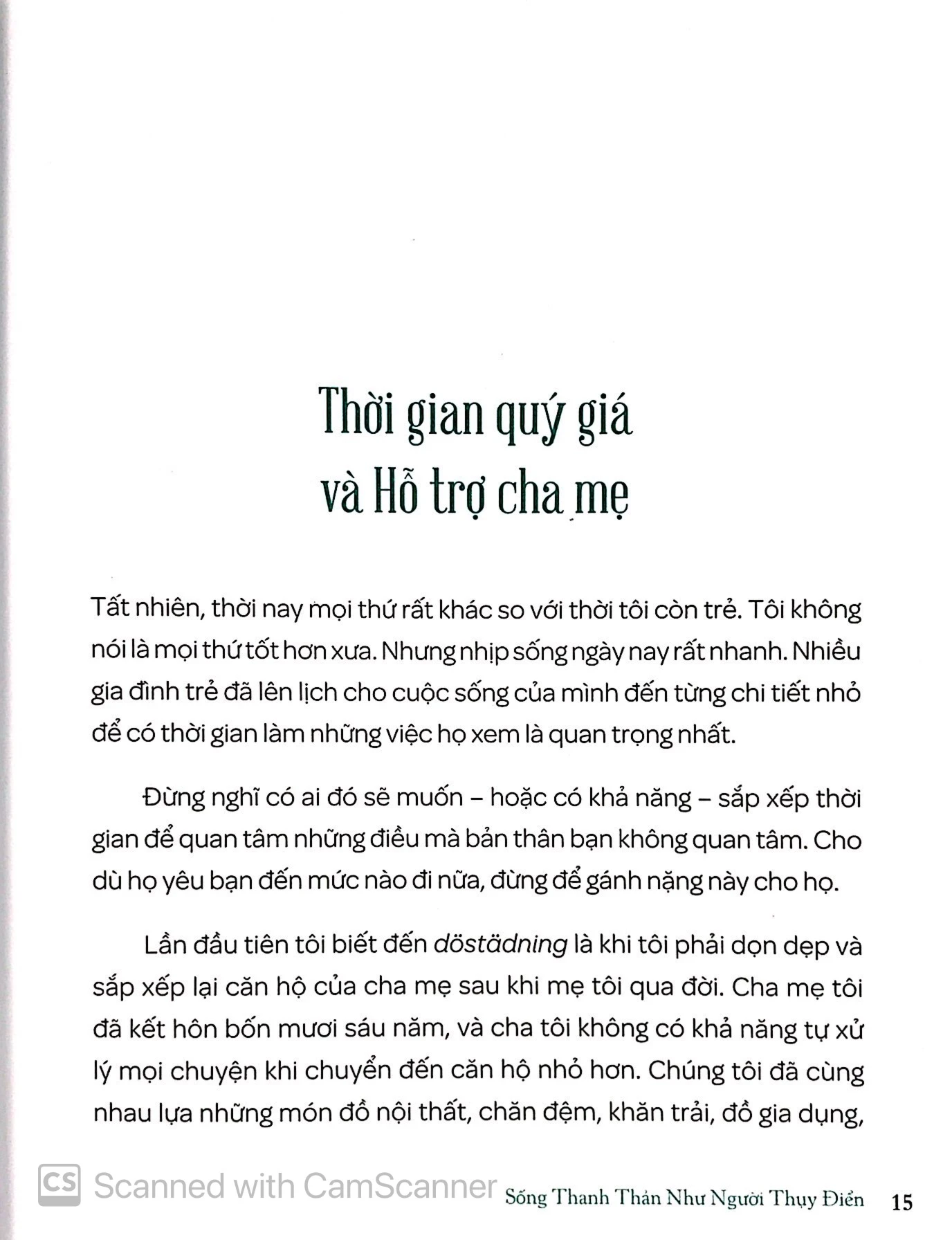 sống thanh thản như người thụy điển