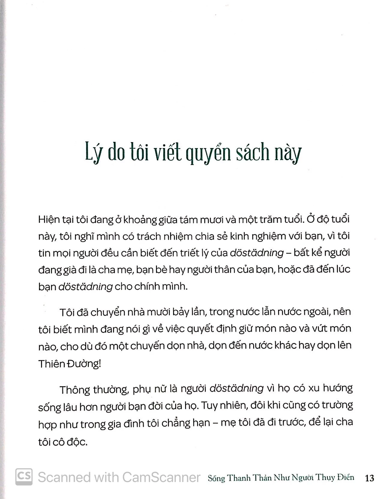 sống thanh thản như người thụy điển