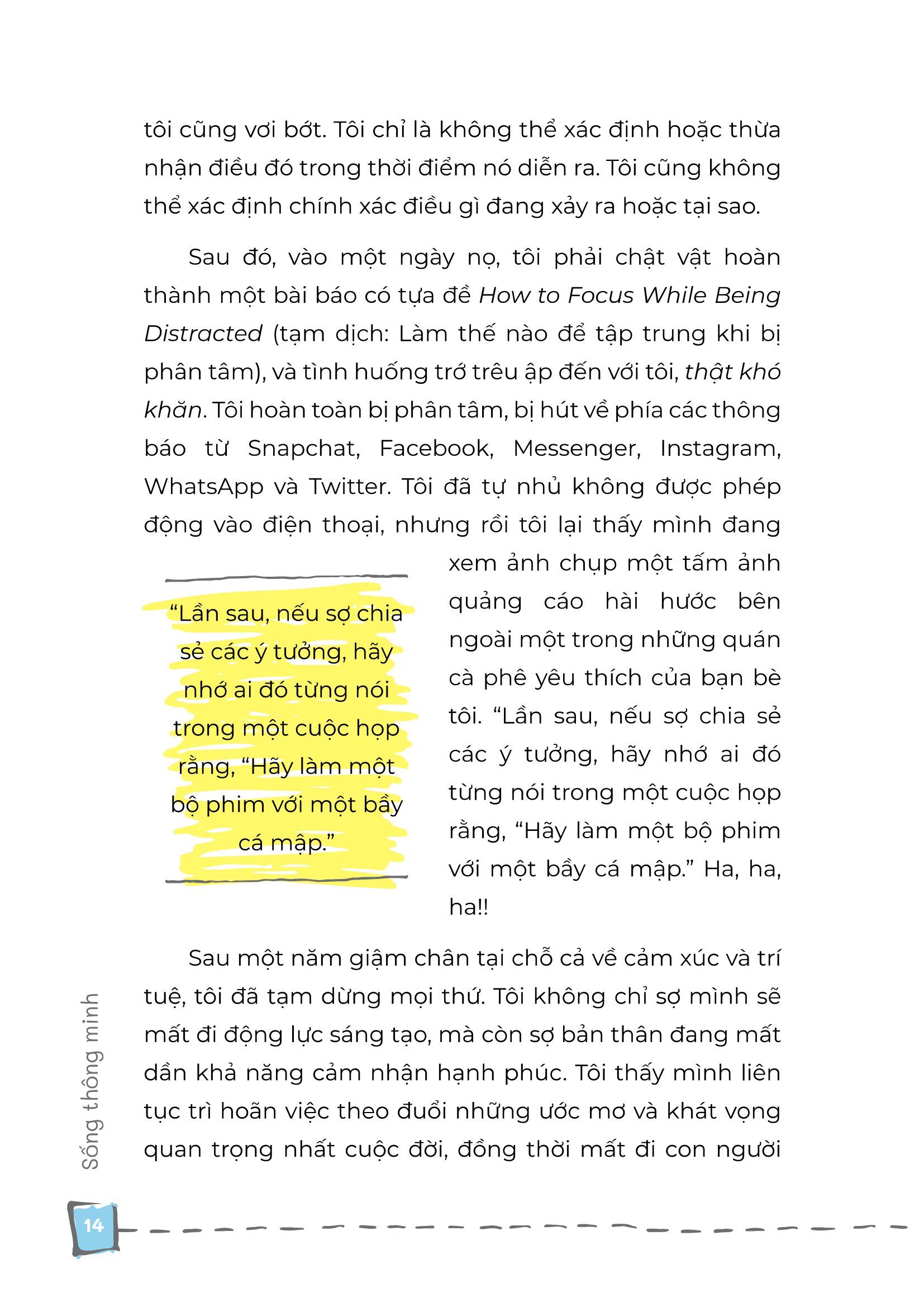 sống thông minh - kiểm soát sự phân tâm trong thời đại số và tận hưởng cuộc sống trọn vẹn