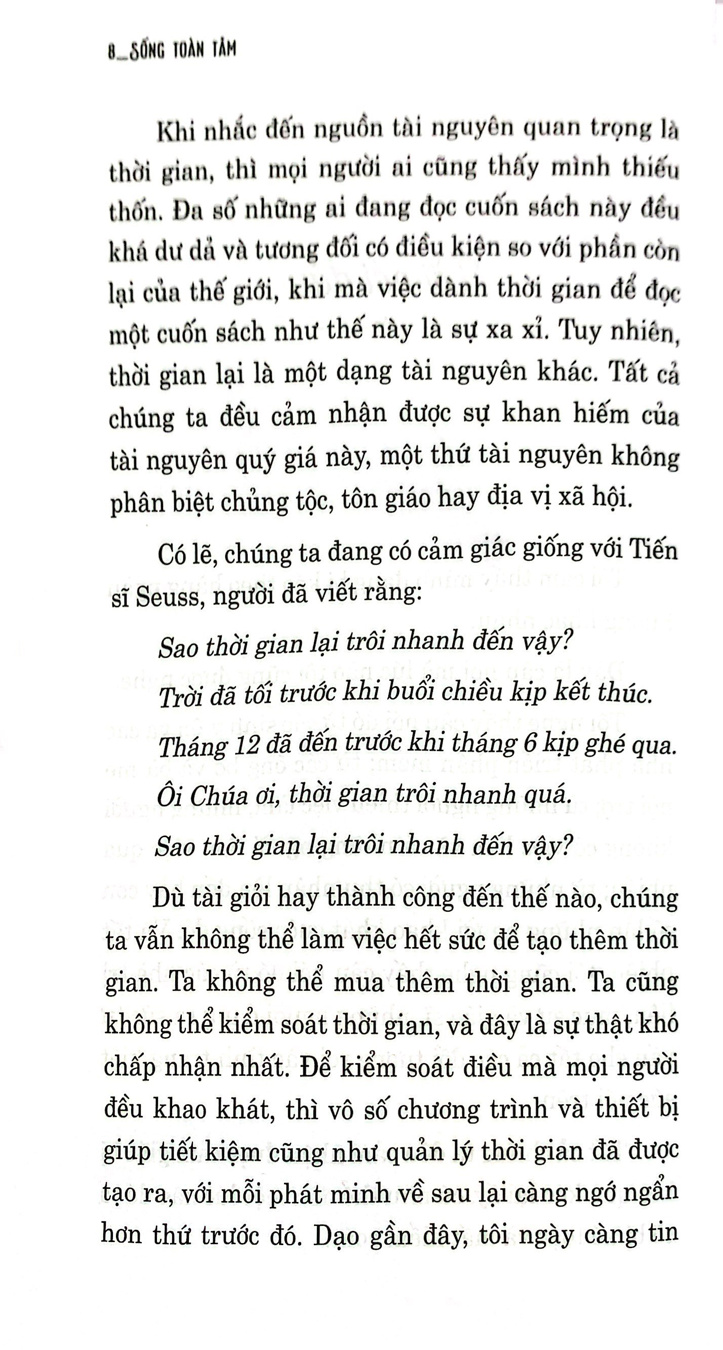 sống toàn tâm