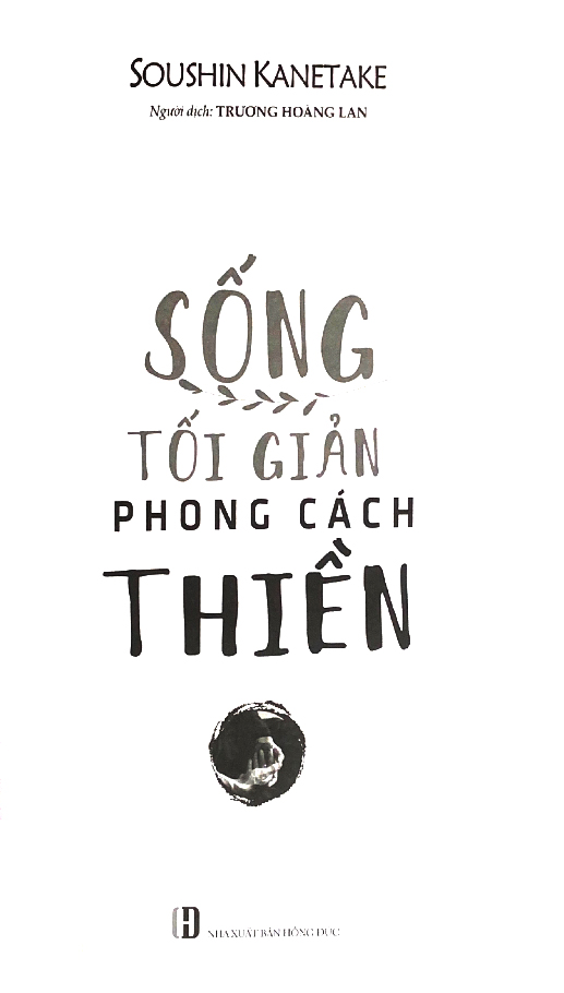sống tối giản phong cách thiền