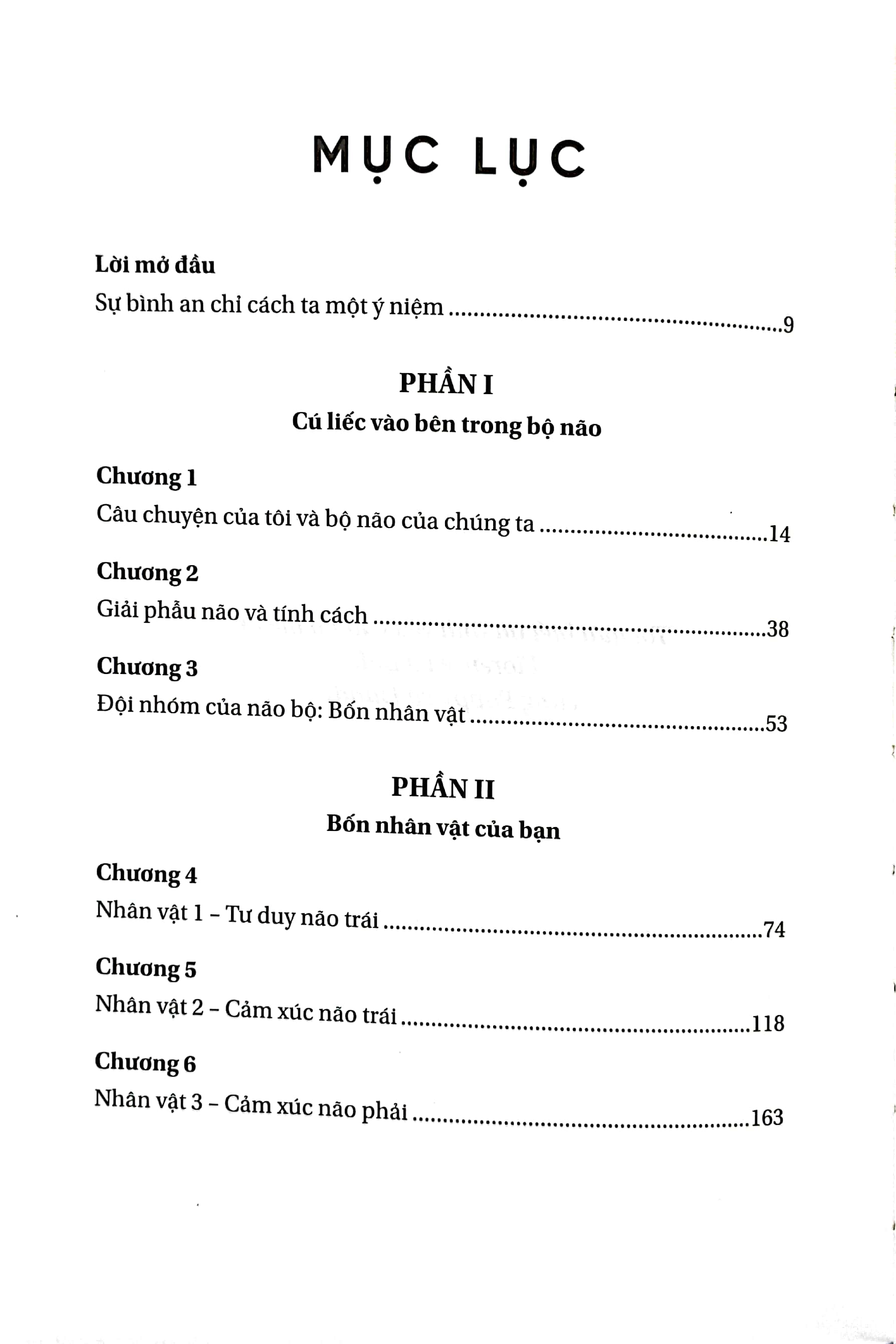 sống trọn não bộ - giải phẫu sự lựa chọn và bốn nhân vật thúc đẩy cuộc đời chúng ta