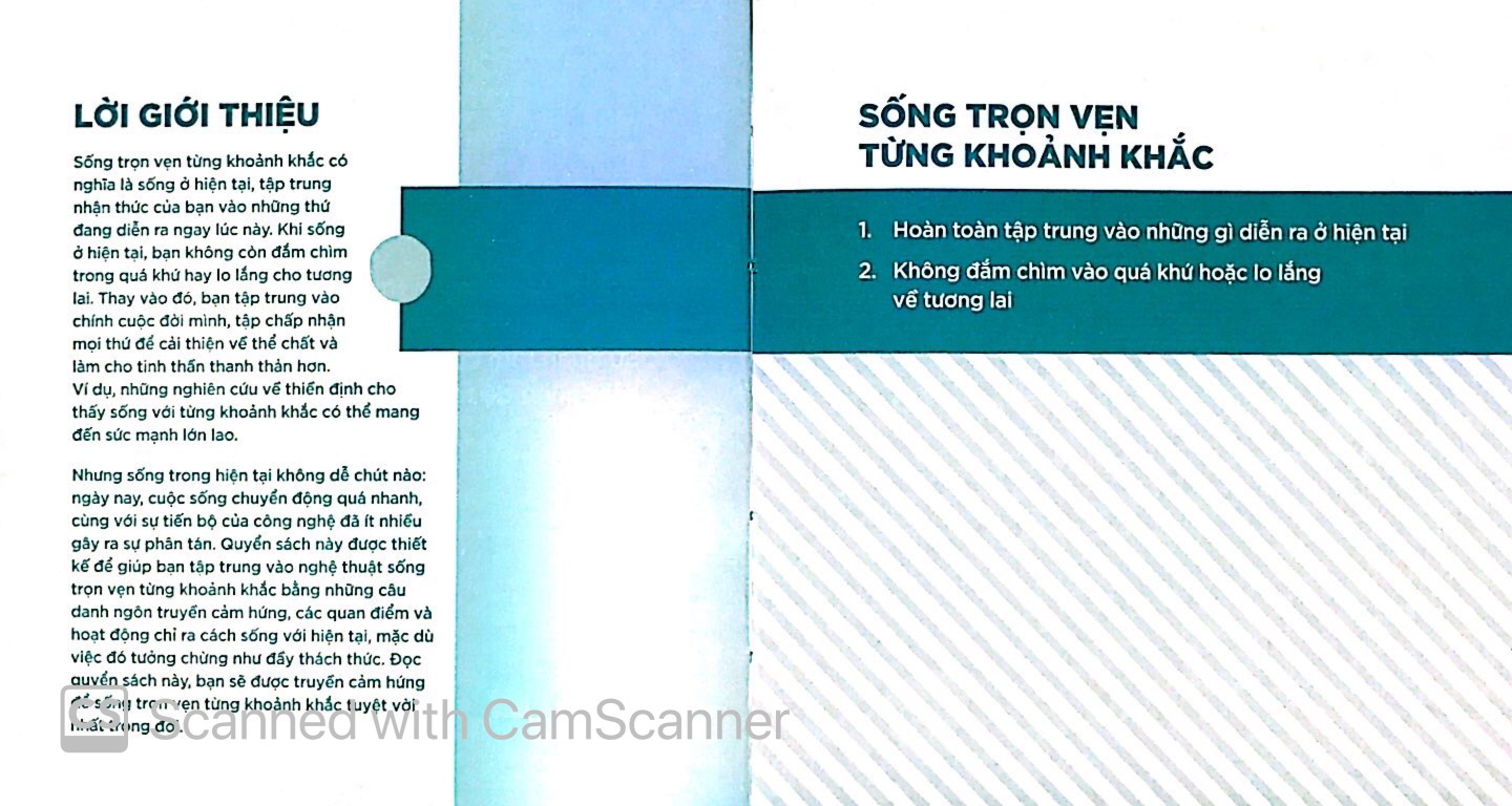 sống trọn vẹn từng khoảnh khắc