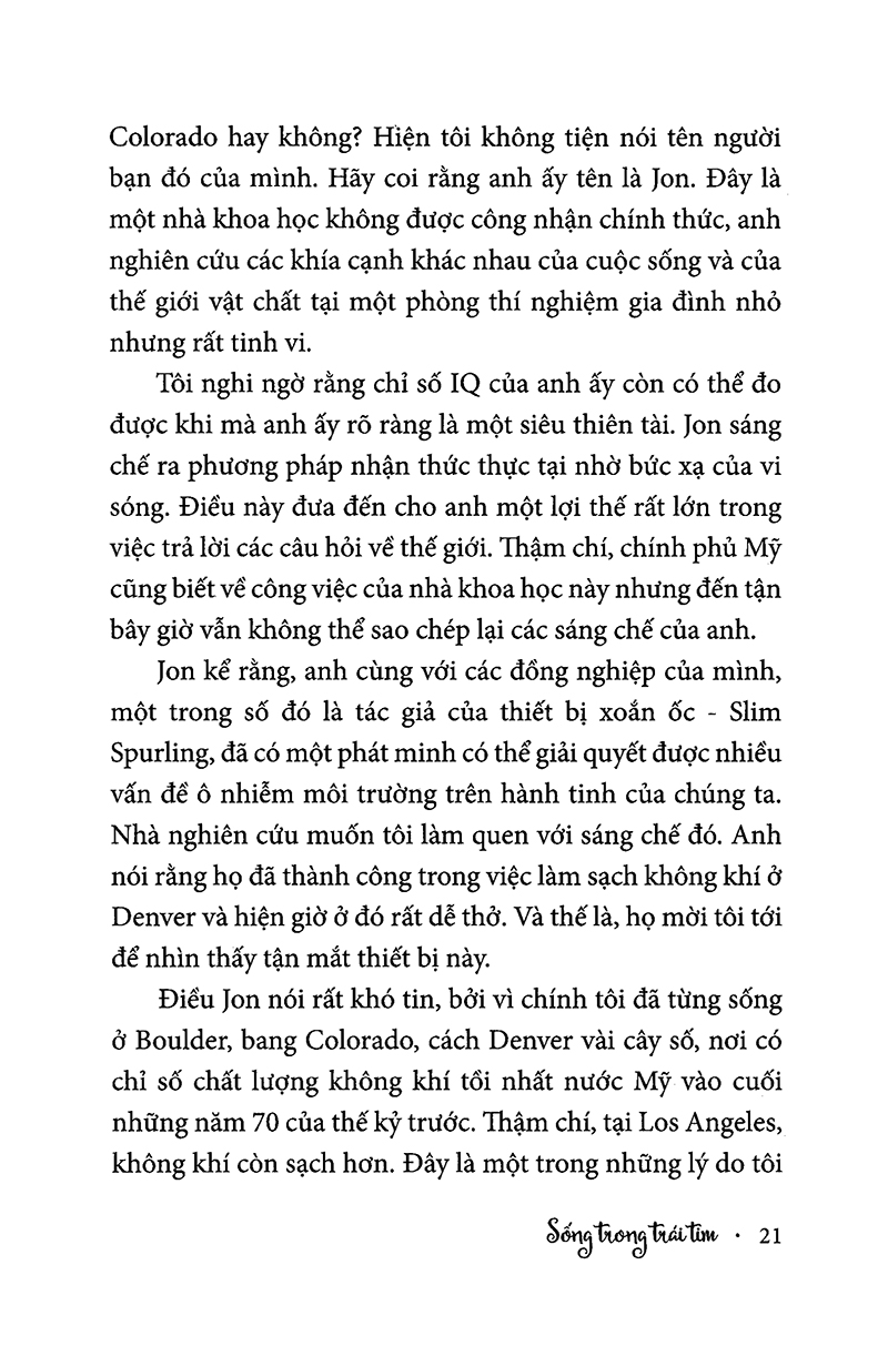 sống trong trái tim