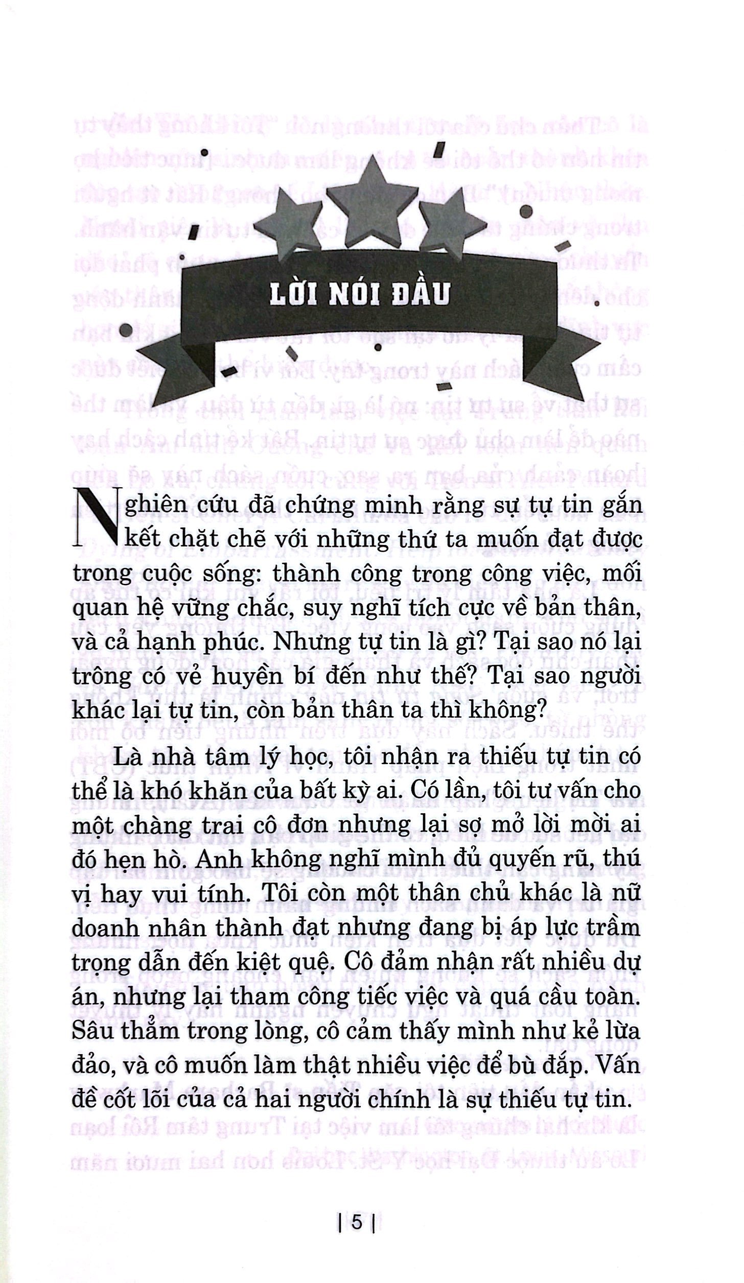 sống tự tin