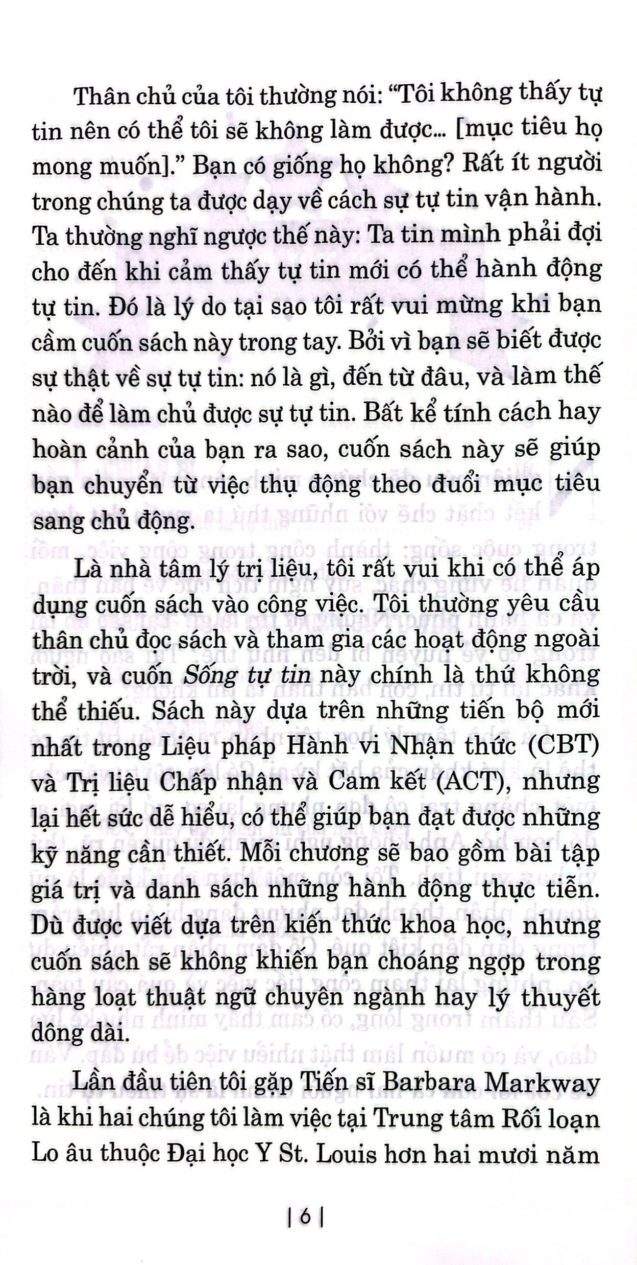 sống tự tin