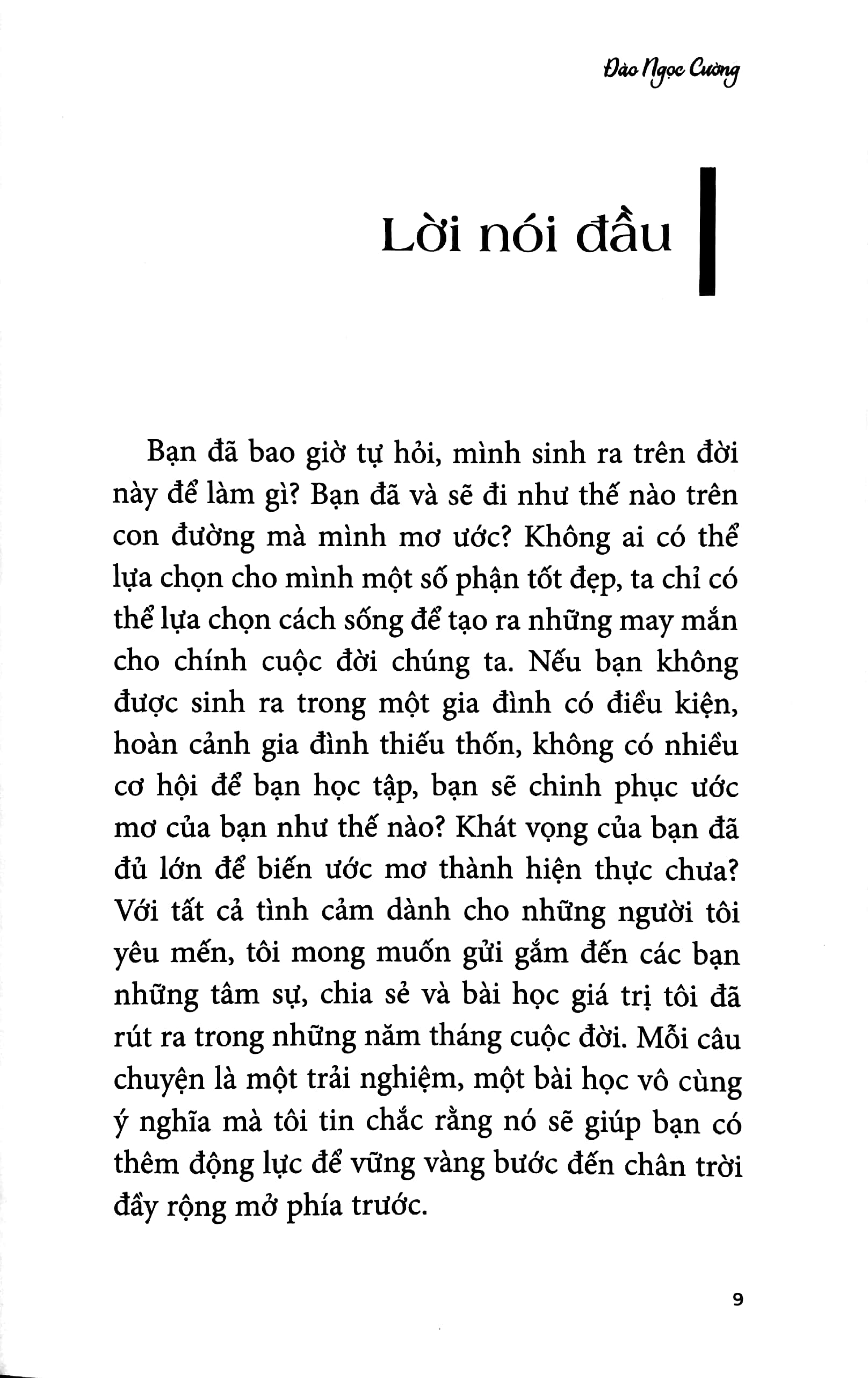 sống ước mơ và khác vọng