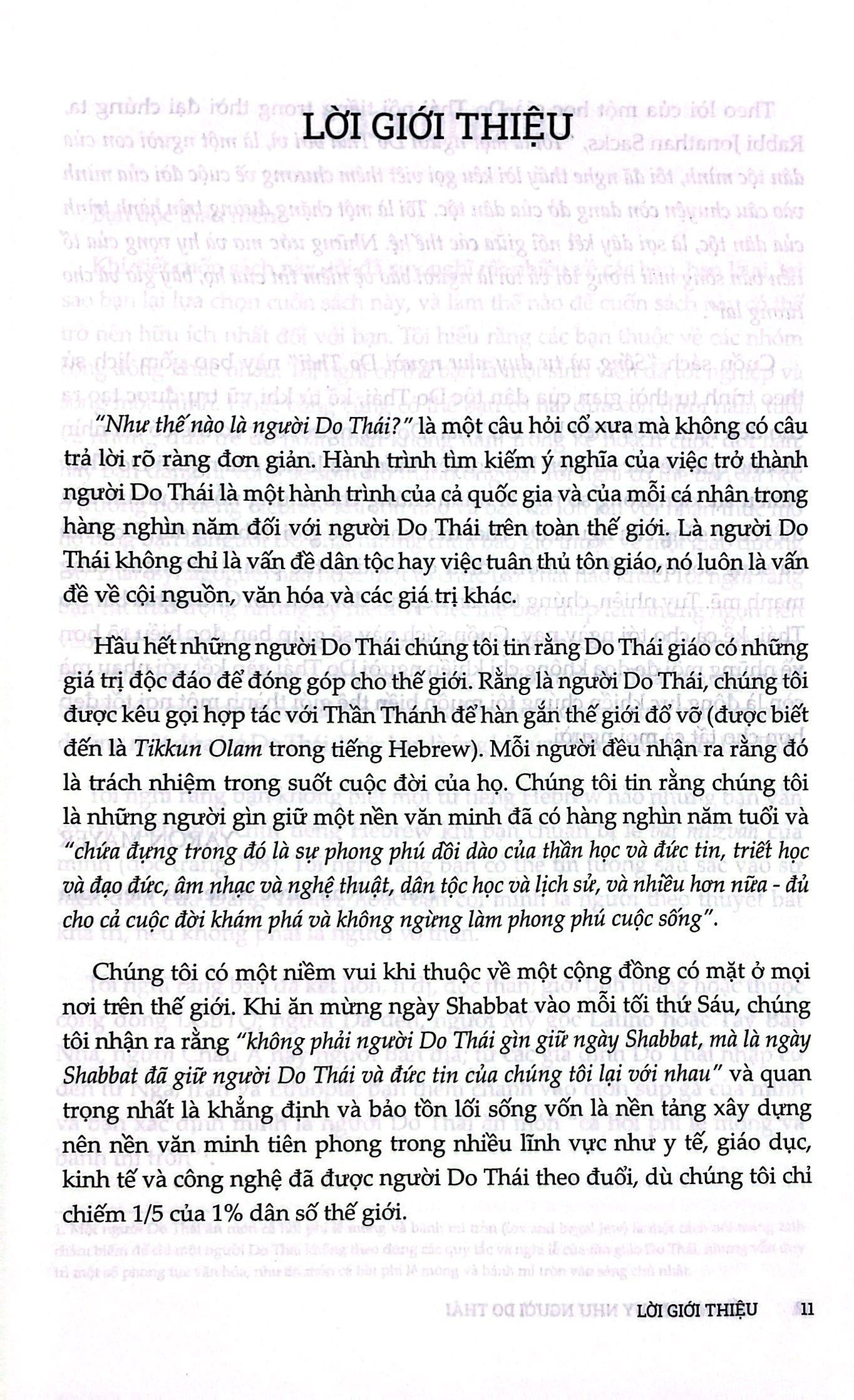 sống và tư duy như người do thái