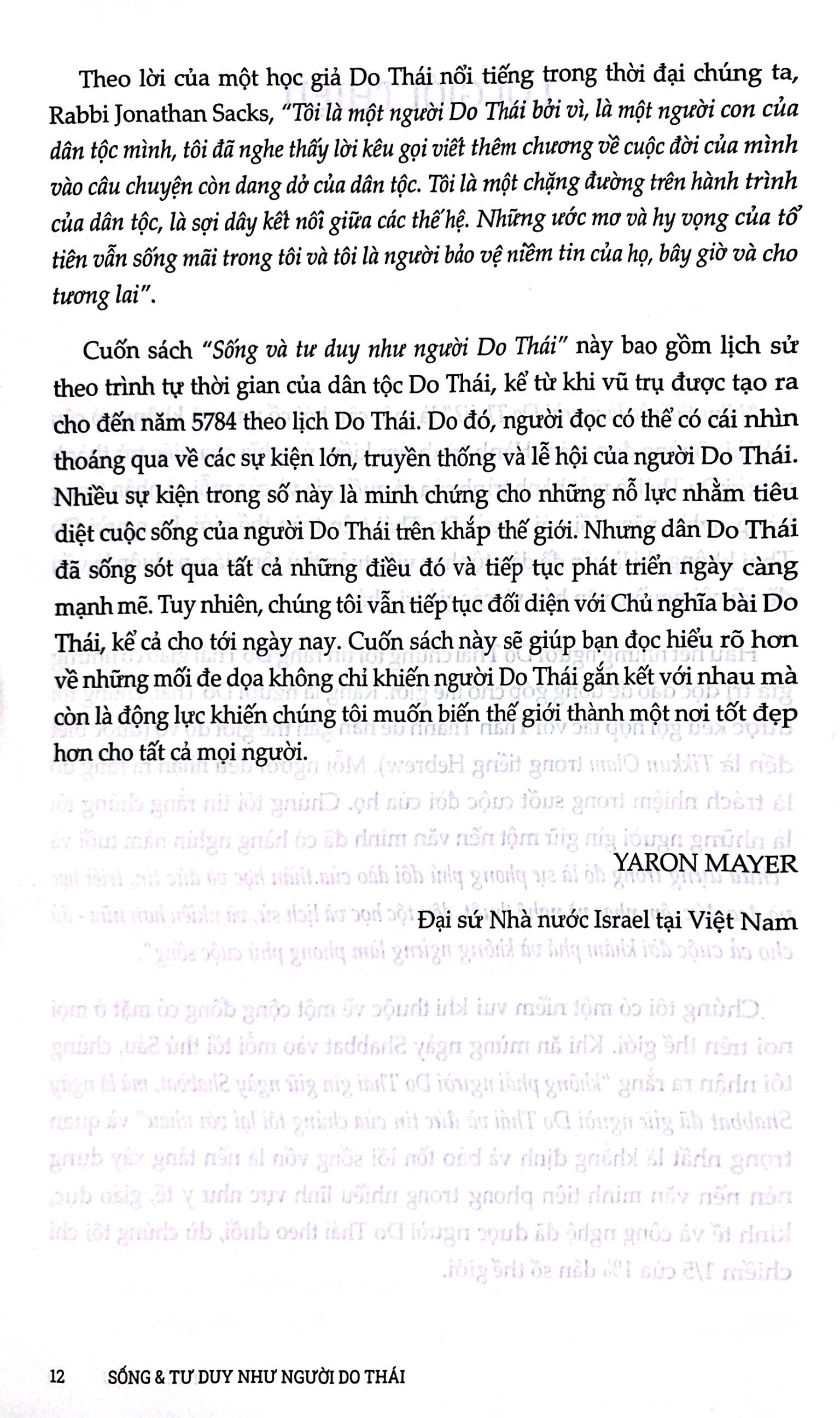 sống và tư duy như người do thái