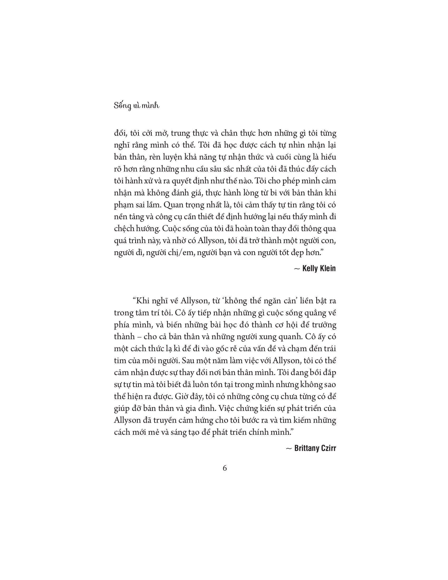 sống vì mình - viết lại quy luật về phẩm giá và trách nhiệm với hạnh phúc của bản thân