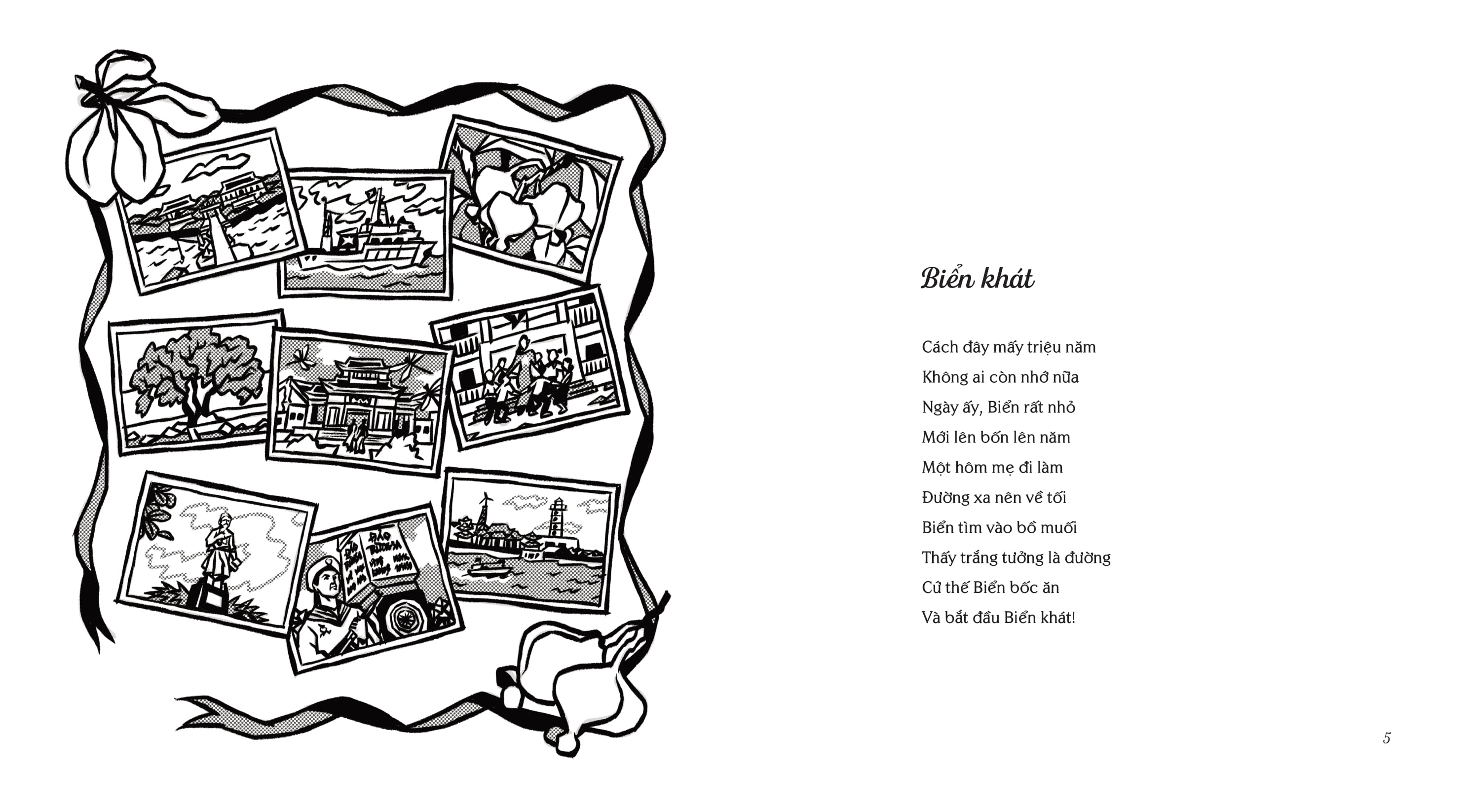 sông vừa đi vừa lớn