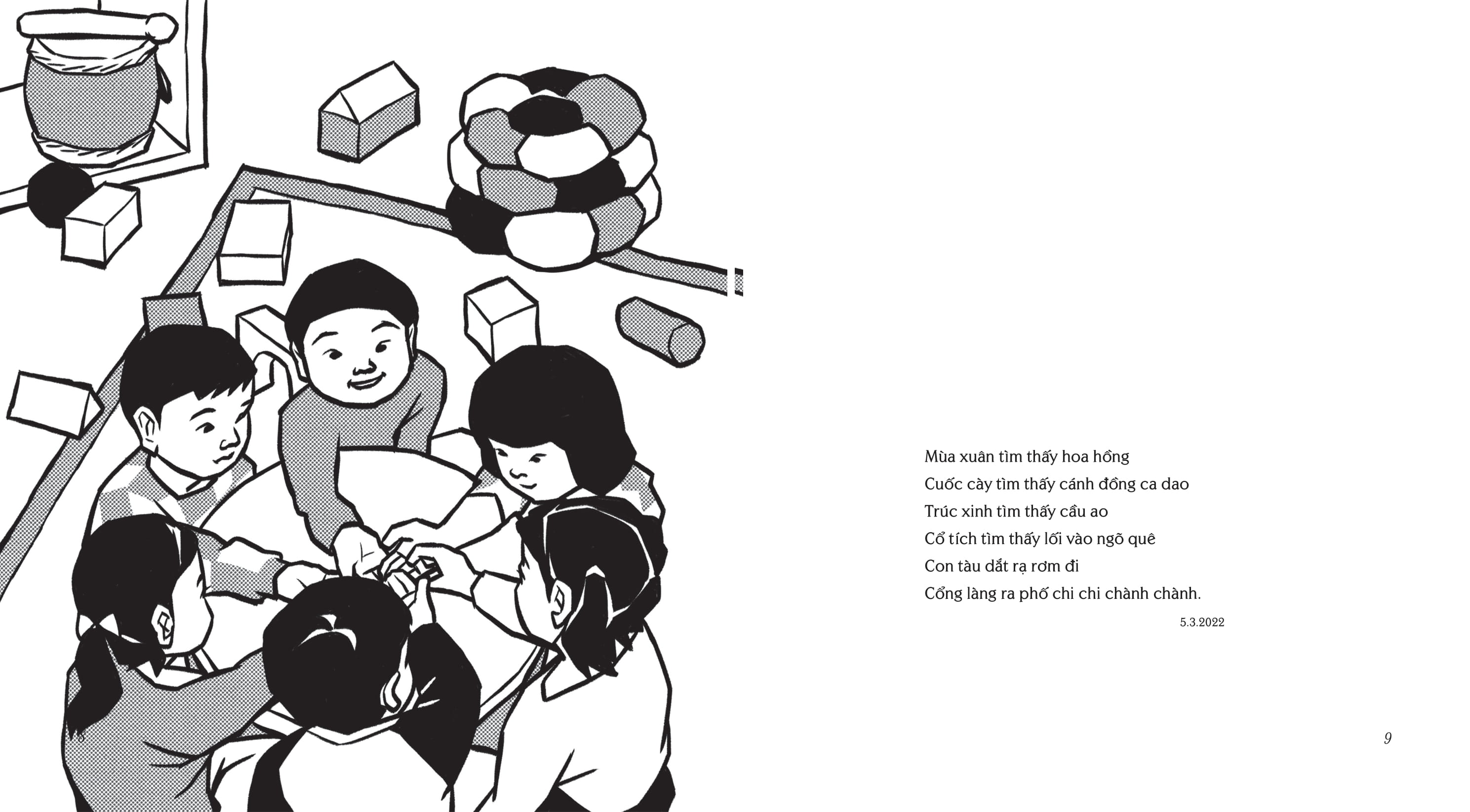 sông vừa đi vừa lớn