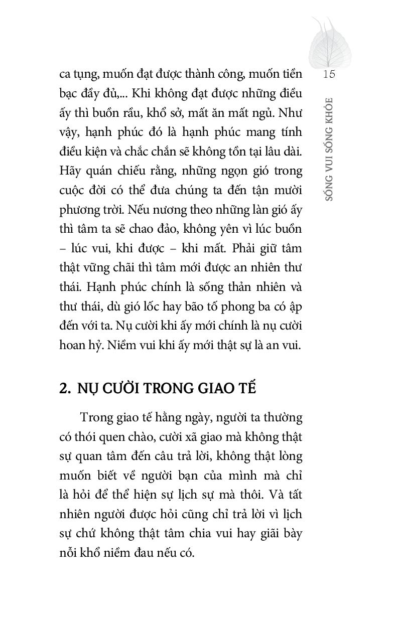 sống vui sống khỏe
