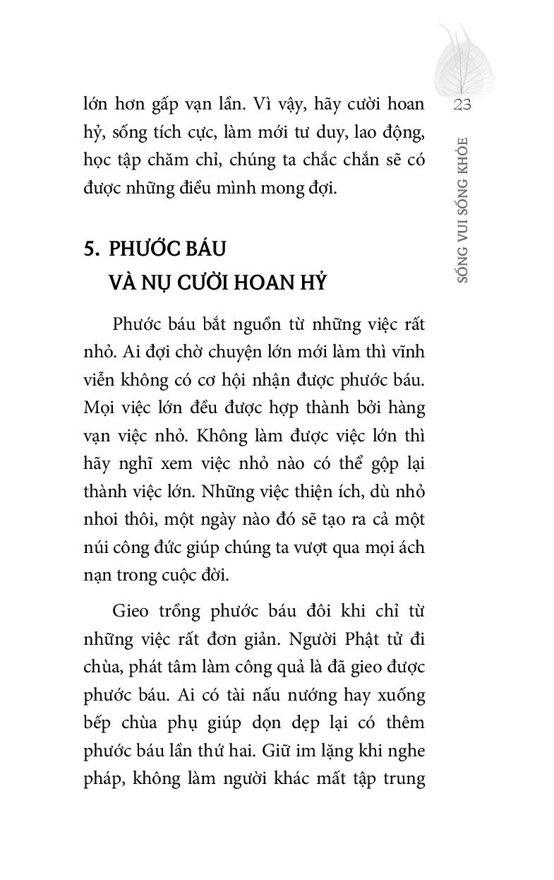 sống vui sống khỏe