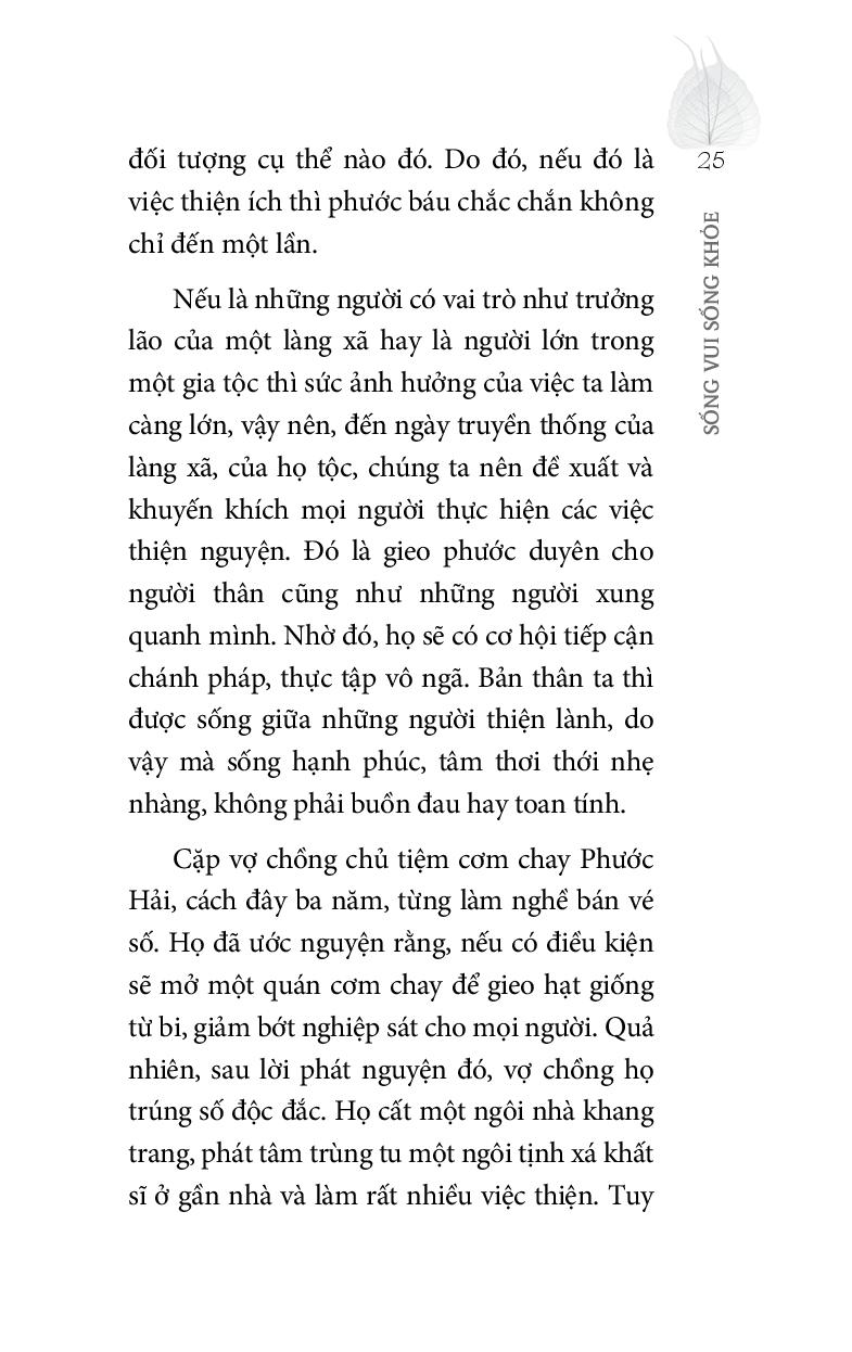 sống vui sống khỏe