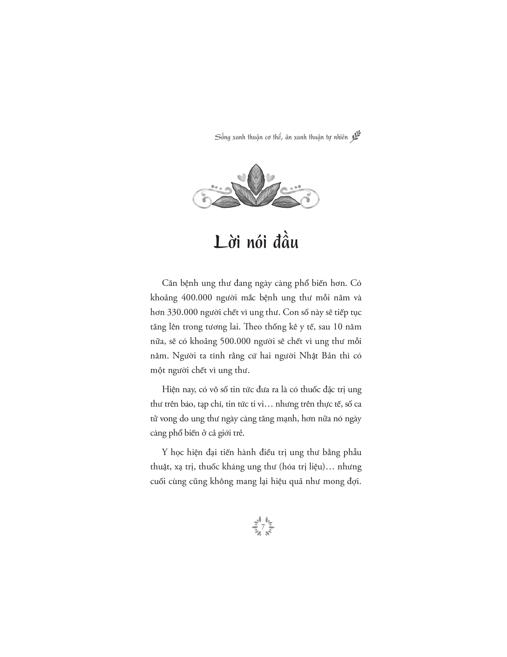 sống xanh thuận cơ thể - ăn xanh thuận tự nhiên