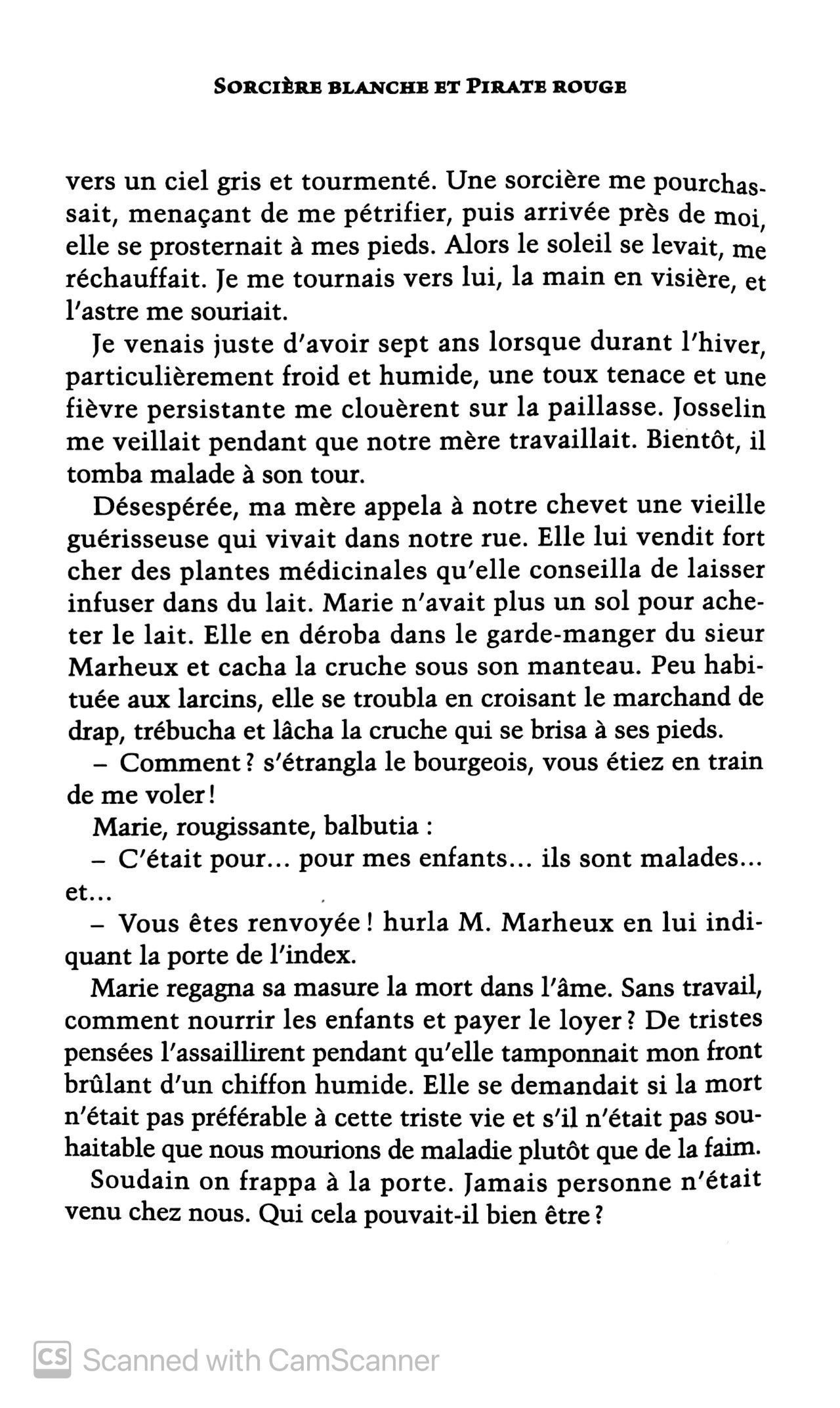 sorciere blanche et pirate rouge