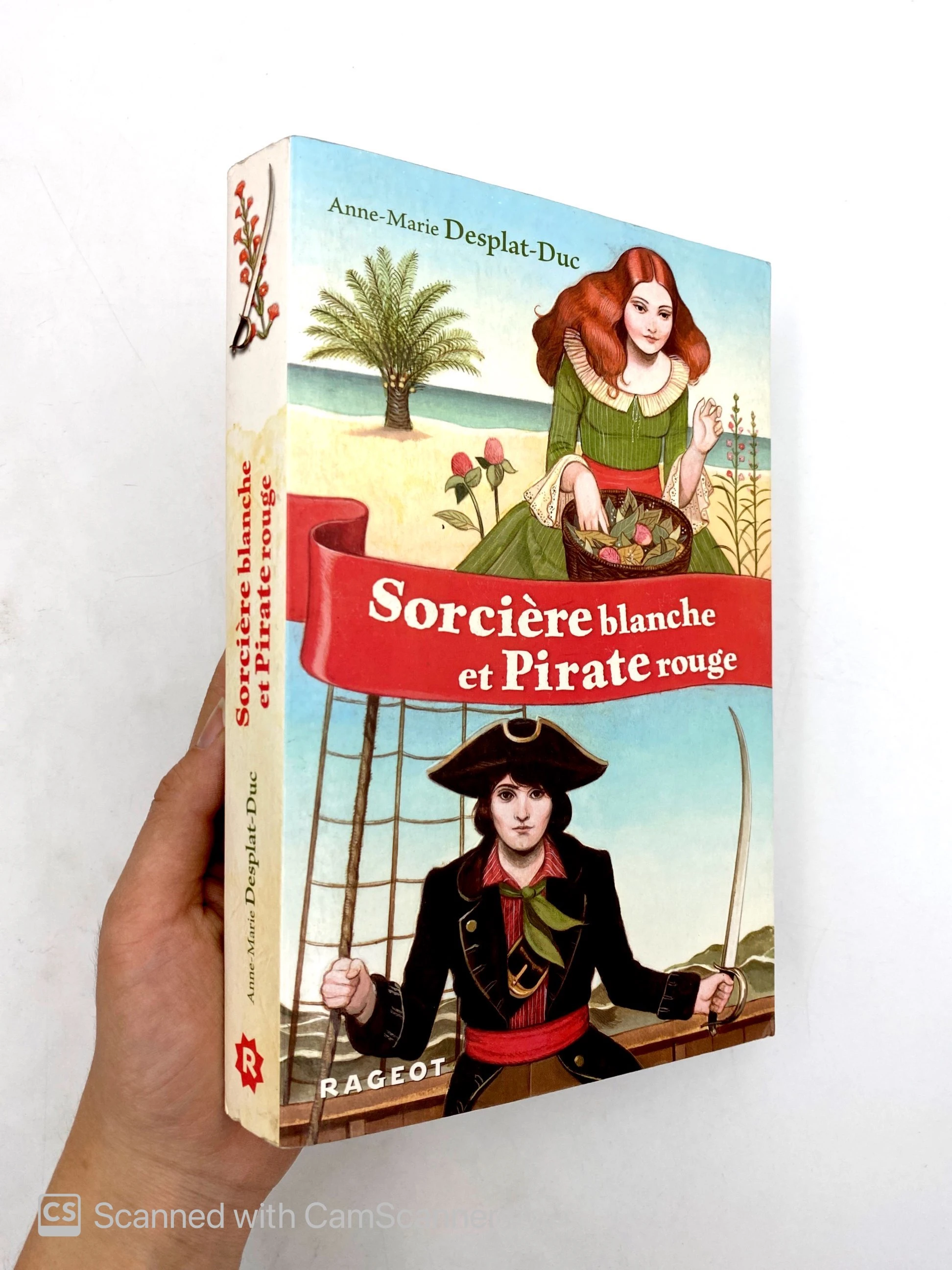 sorciere blanche et pirate rouge