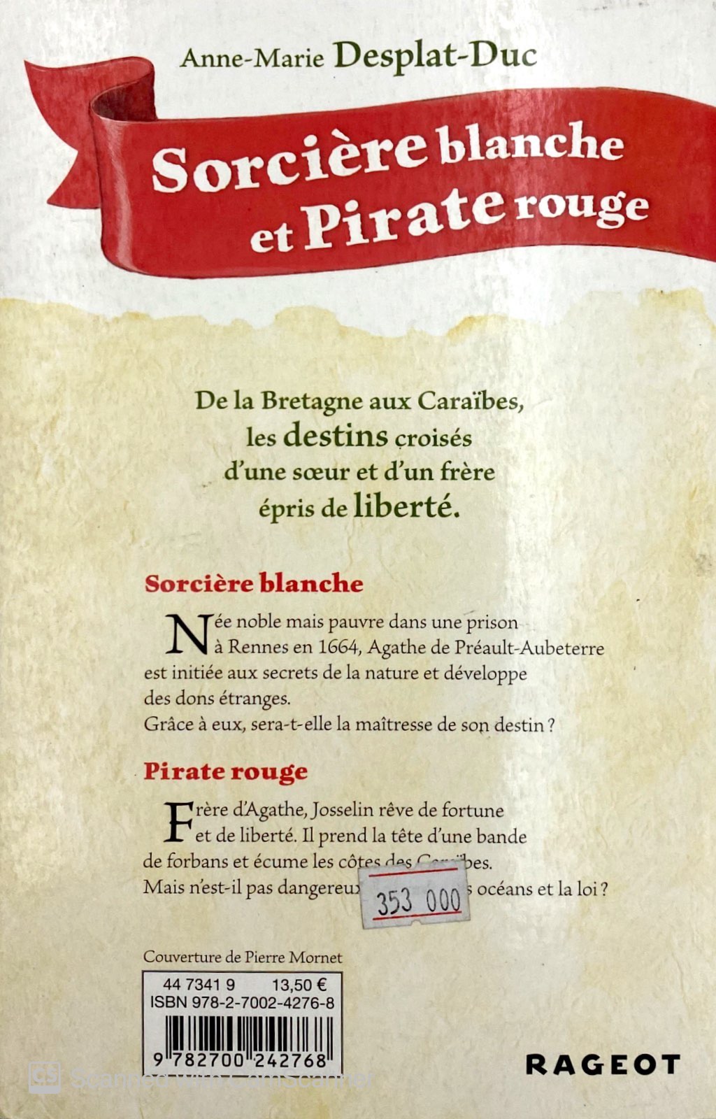 sorciere blanche et pirate rouge