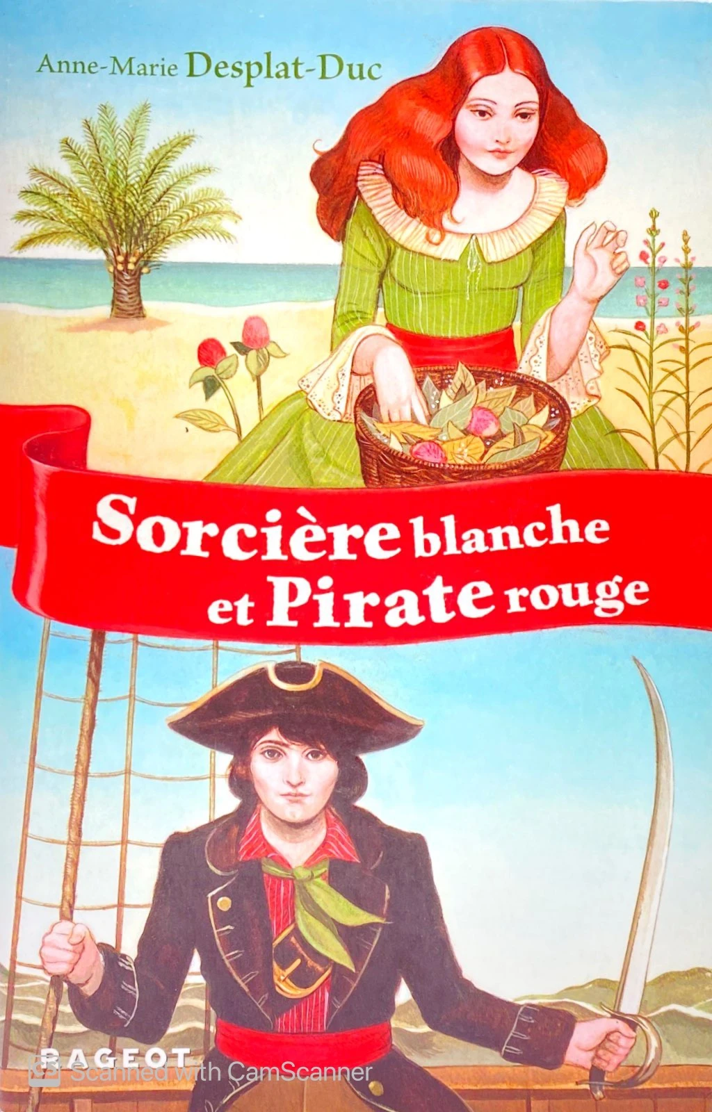 sorciere blanche et pirate rouge