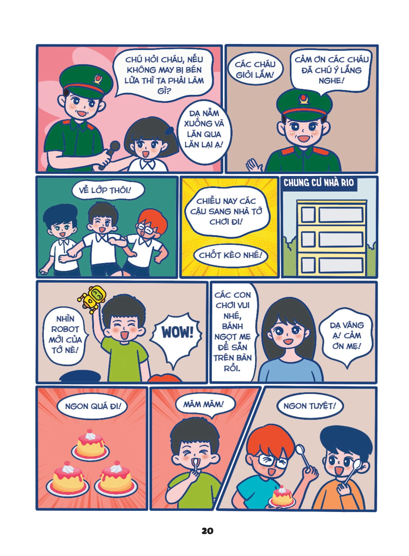 SOS Cho Tre Em - Truyen Tranh Ky Nang An Toan Thoat Hiem Tuc Thi - Nhan Dien Rui Ro Va Thoat Hiem An Toan