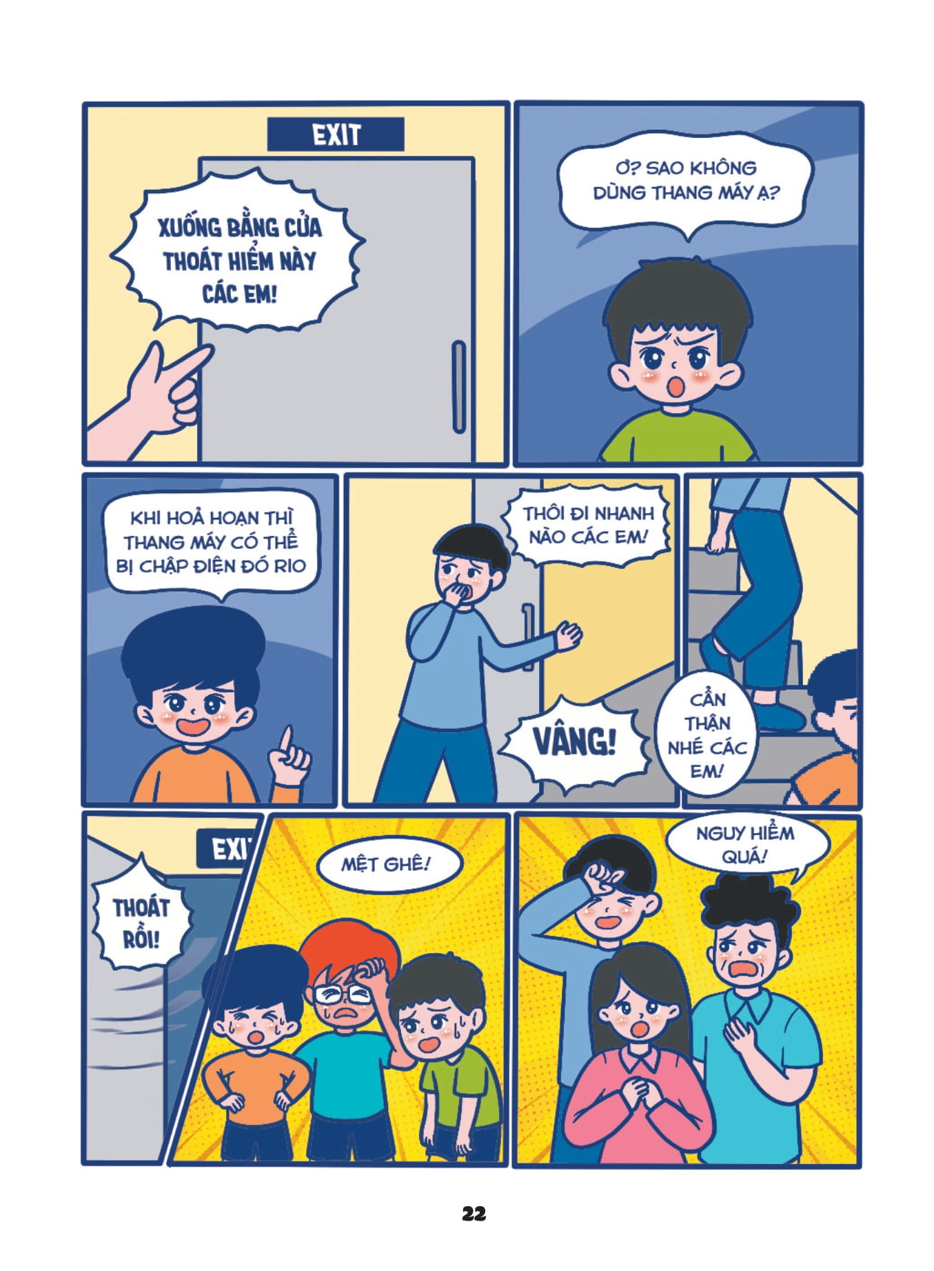 SOS Cho Tre Em - Truyen Tranh Ky Nang An Toan Thoat Hiem Tuc Thi - Nhan Dien Rui Ro Va Thoat Hiem An Toan