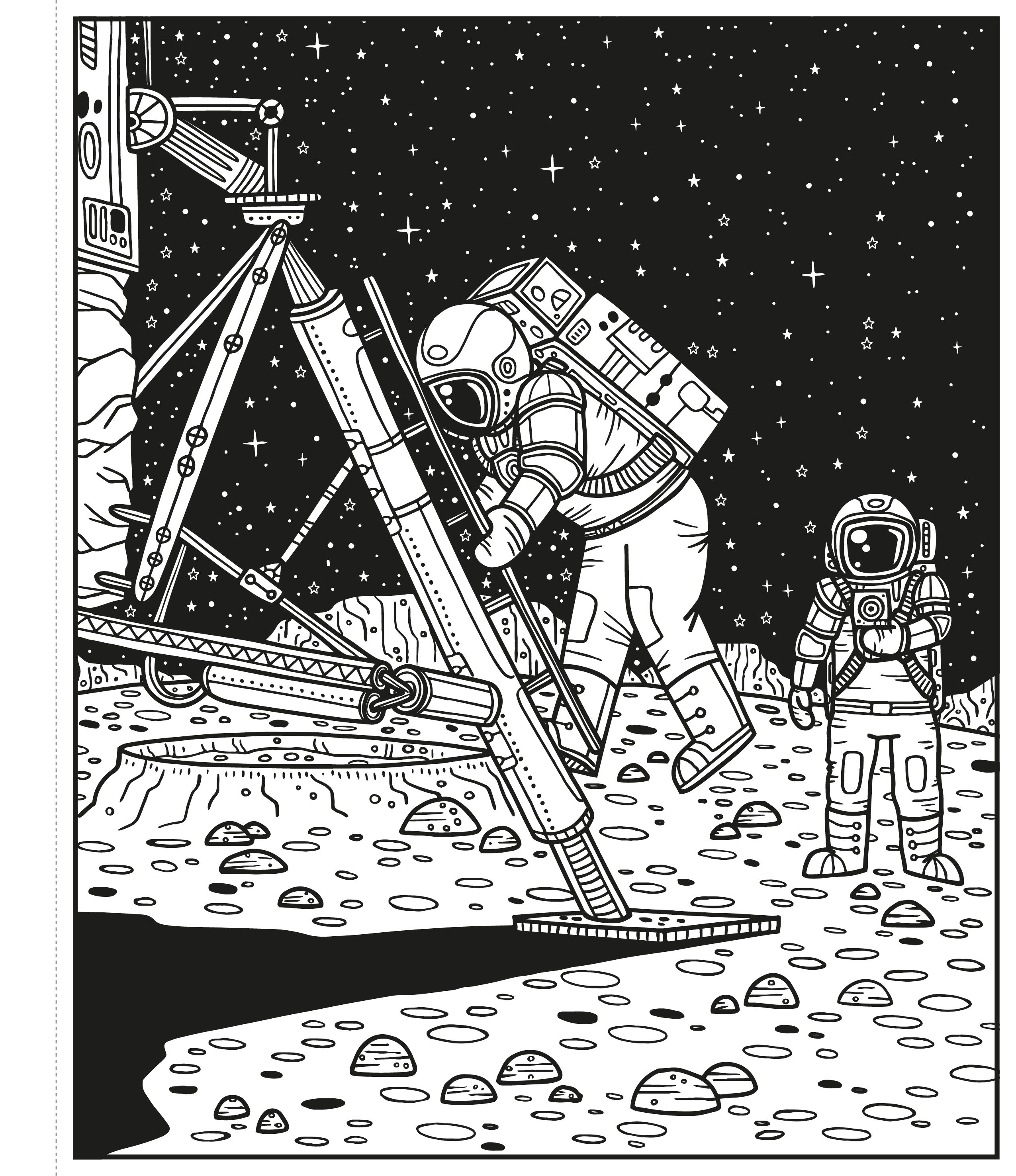 space magic painting book