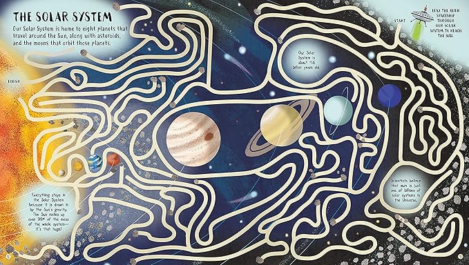 space mazes - 45 cosmic mazes packed with science facts