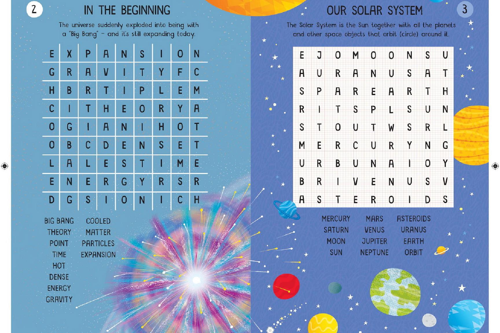 space wordsearches