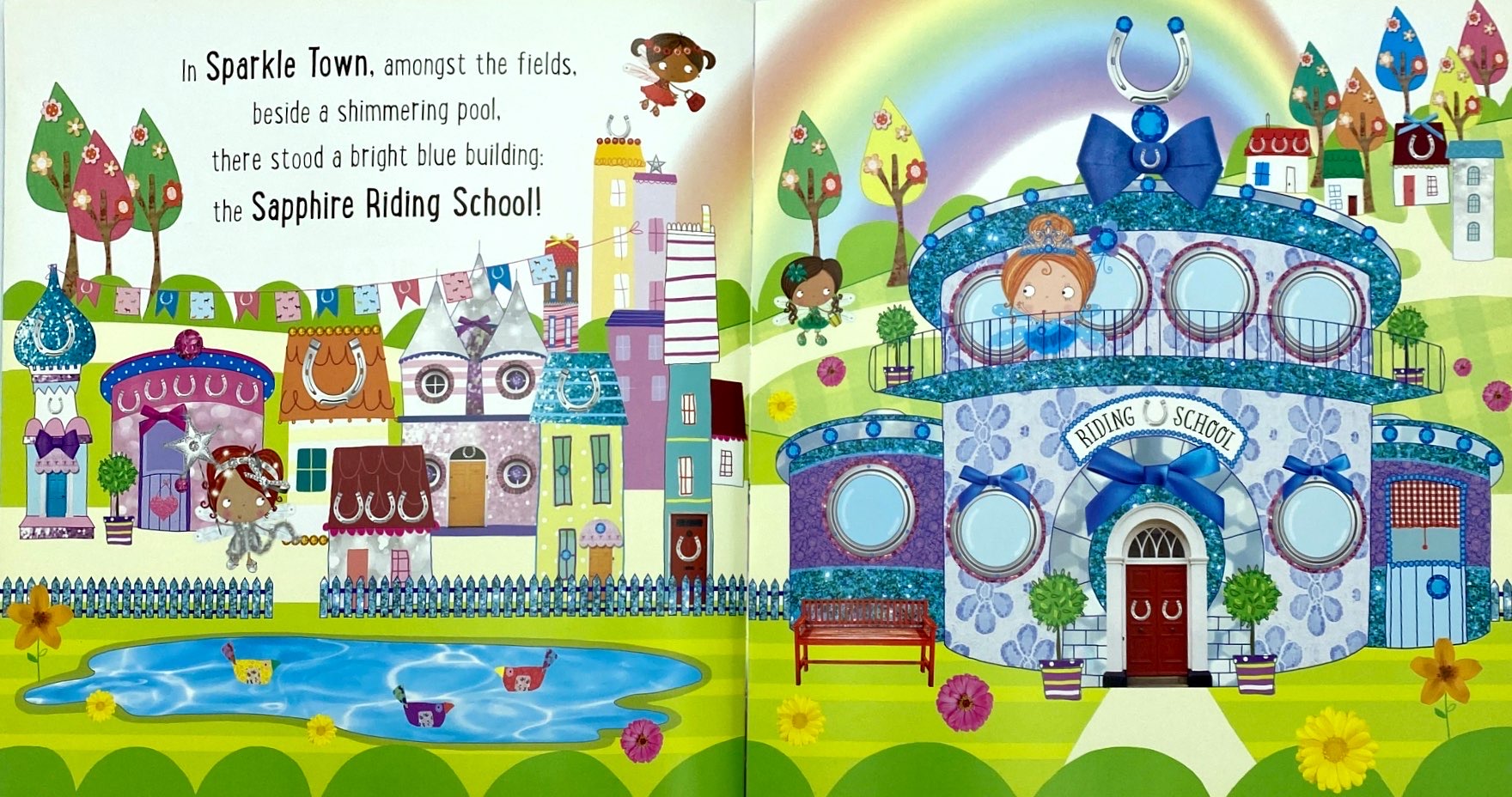 sparkle town fairies: susie the sapphire fairy