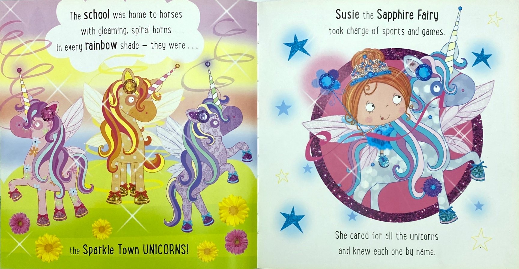 sparkle town fairies: susie the sapphire fairy
