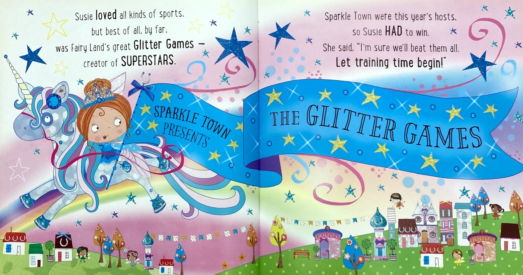 sparkle town fairies: susie the sapphire fairy